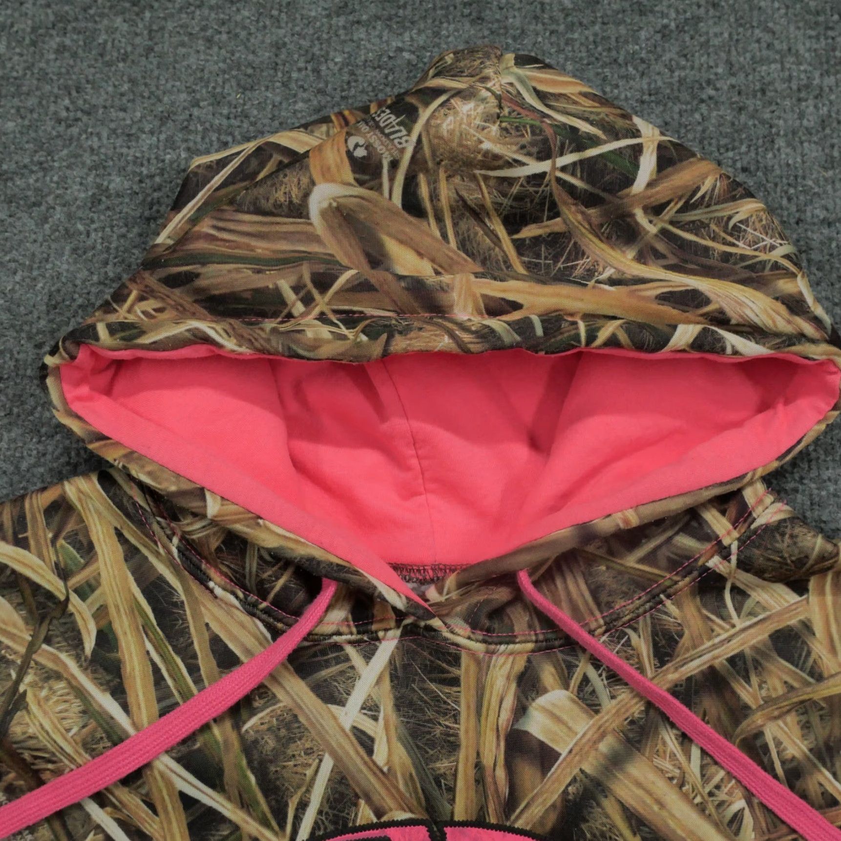 Vintage VINTAGE Mossy Oak Hoodie Womens Medium Brown Pink Camouflage Shadow Grass Blades Size M / US 6-8 / IT 42-44 - 5 Thumbnail