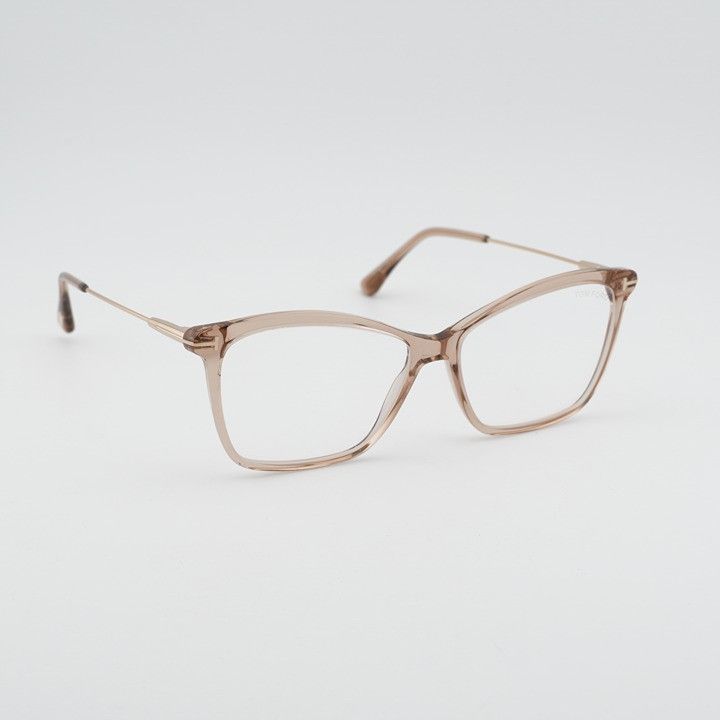 Tom Ford Tom Ford FT5687-B 045 Eyeglasses Shiny Light Brown 56mm Size ONE SIZE - 4 Thumbnail
