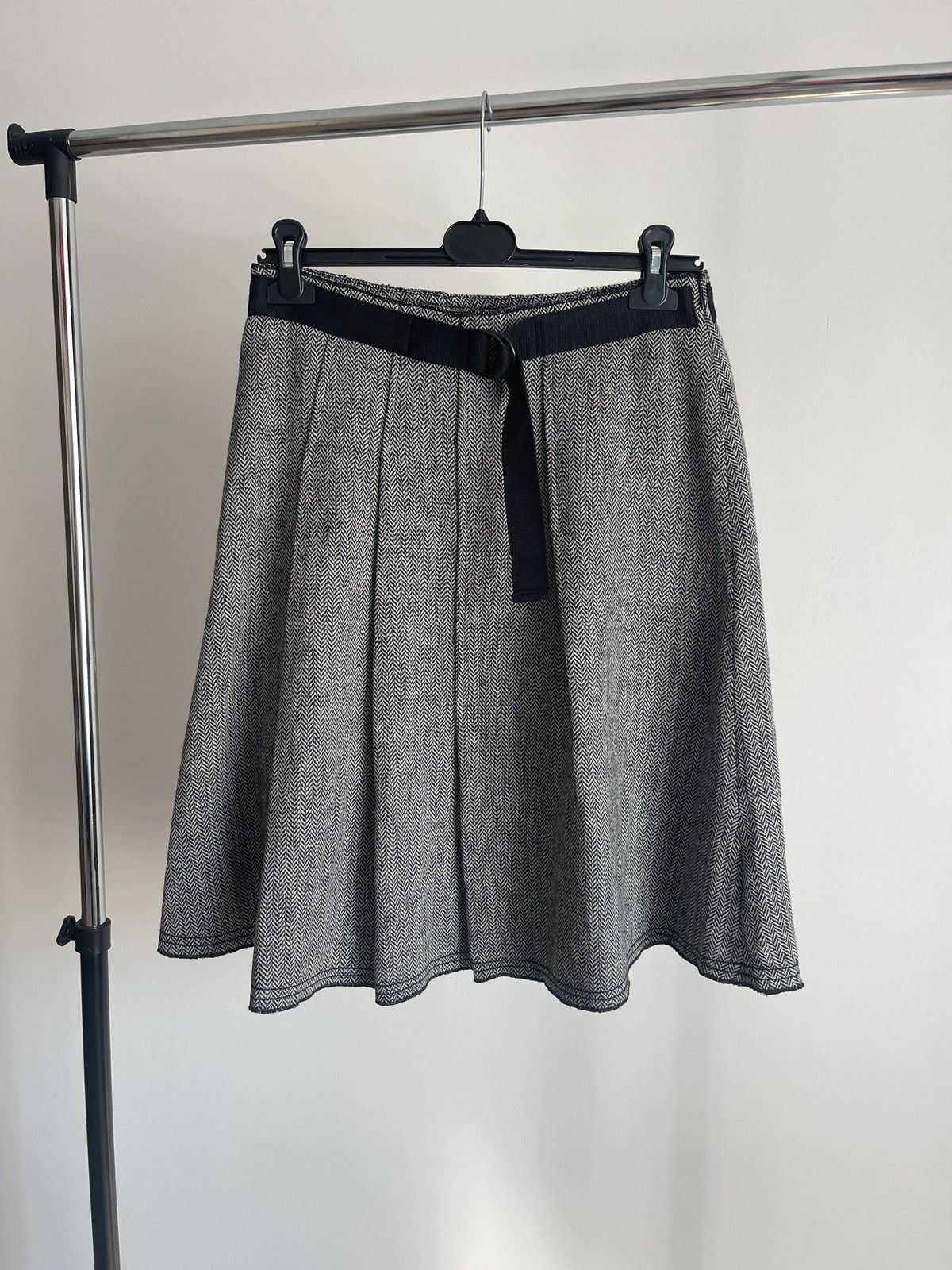 Jean Paul Gaultier × Vintage Jean Paul Berlin skirt woolen Size 28" / US 6 / IT 42 - 1 Thumbnail