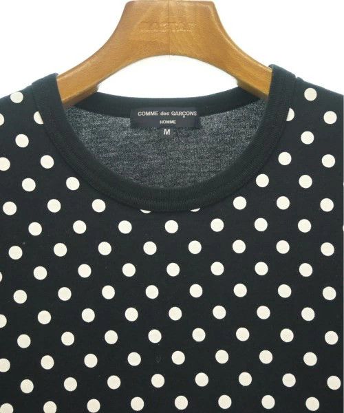 Comme des Garcons Homme T-Shirts Dots Short Sleeve Crewneck Cotton Black x White Size US M / EU 48-50 / 2 - 4 Thumbnail