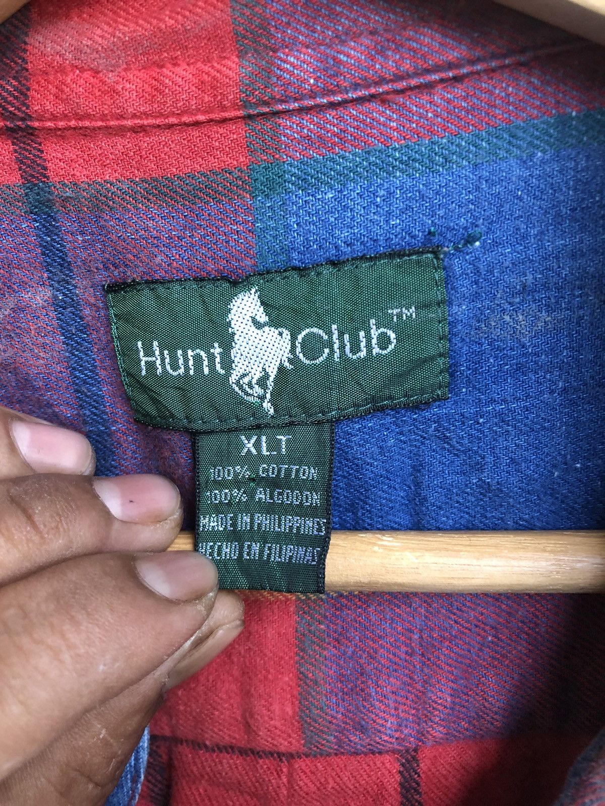 Hunt Club × Japanese Brand × Vintage Vintage 90’s Hunt Club Flannel Button Up Size US L / EU 52-54 / 3 - 6 Thumbnail