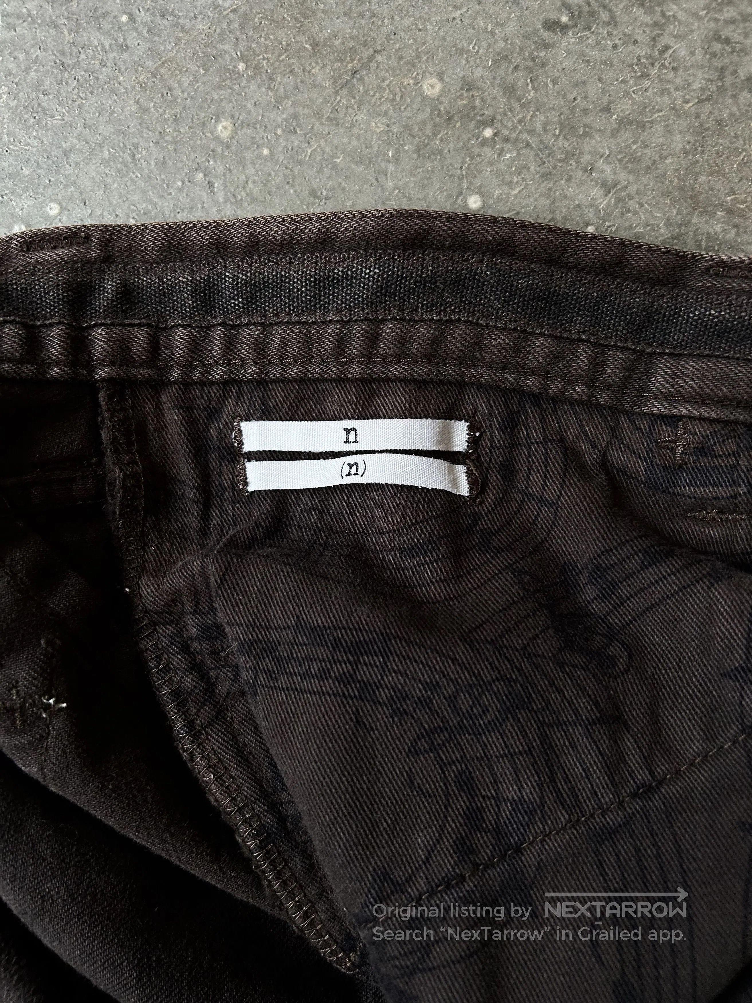 Number (N)ine number nine washed brown jeans. Size US 34 / EU 50 - 4 Thumbnail
