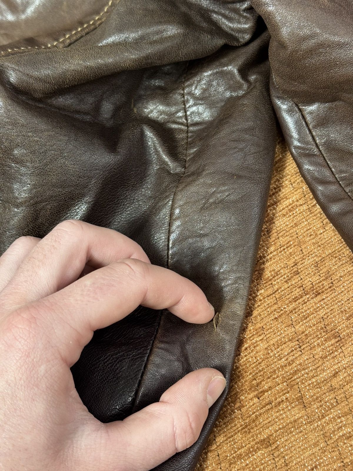 Guess Guess Leather Jacket Classic Style Brown color size XL Size US XL / EU 56 / 4 - 4 Thumbnail
