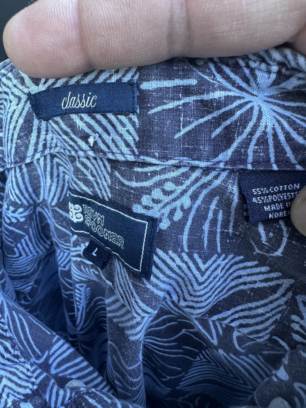 Reyn Spooner PreOwned Reyn Spooner Classic Fit Hawaiian Print Men's L Size US L / EU 52-54 / 3 - 4 Thumbnail