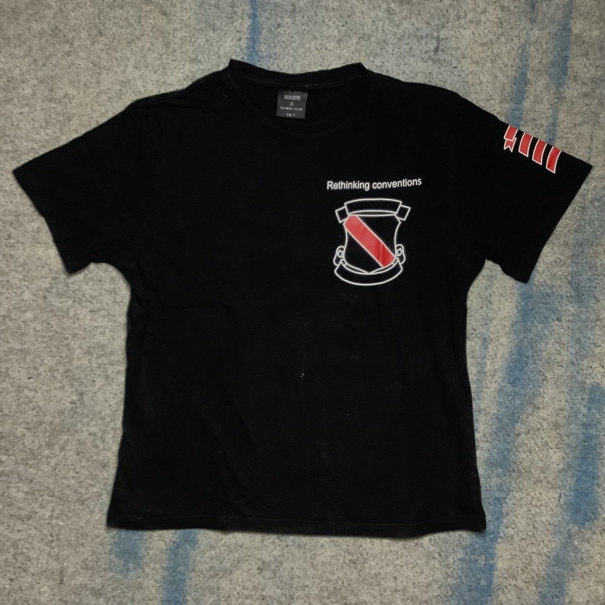 Marlboro × Number (N)ine Marlboro x Number Nine Logo Box Tee Size US M / EU 48-50 / 2 - 1 Thumbnail