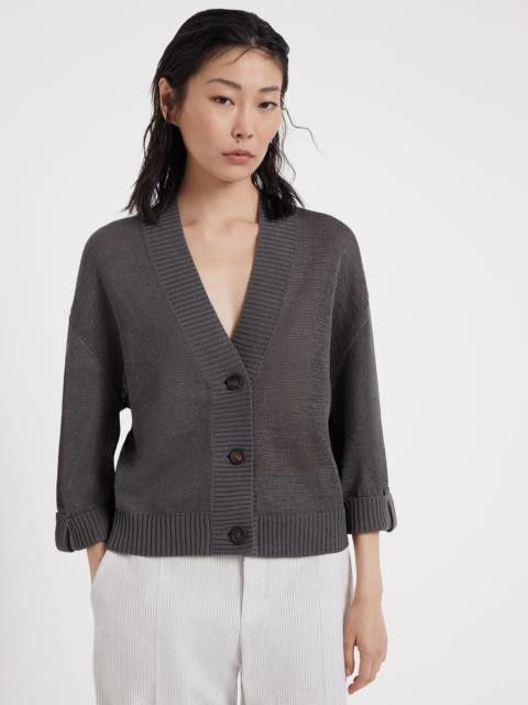 Brunello Cucinelli o1la1rc1a0425 Cardigan in Grey Size S / US 4 / IT 40 - 1 Thumbnail
