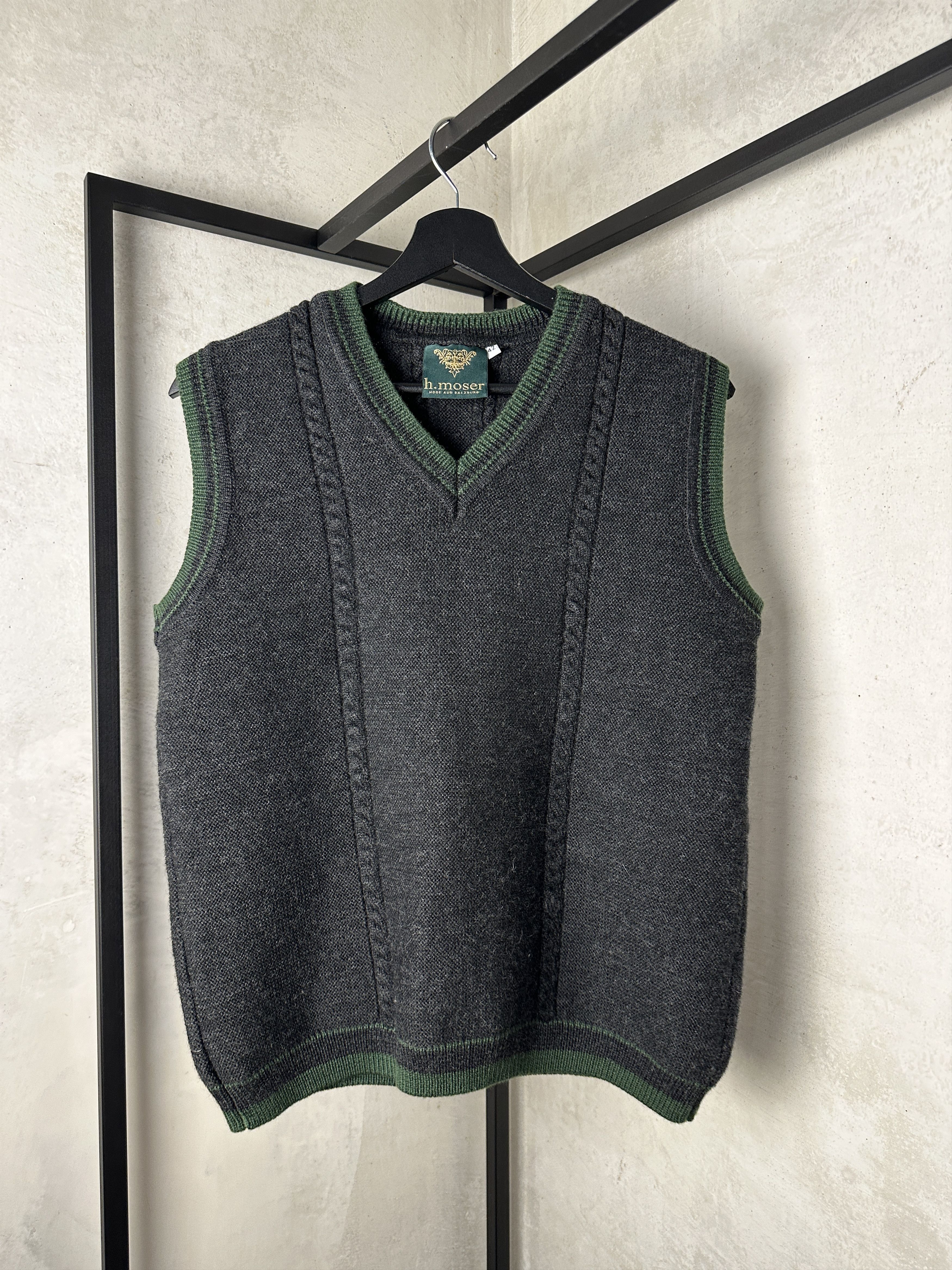 Vintage Vintage H.Moser Wool Vest Size US XS / EU 42 / 0 - 1 Thumbnail