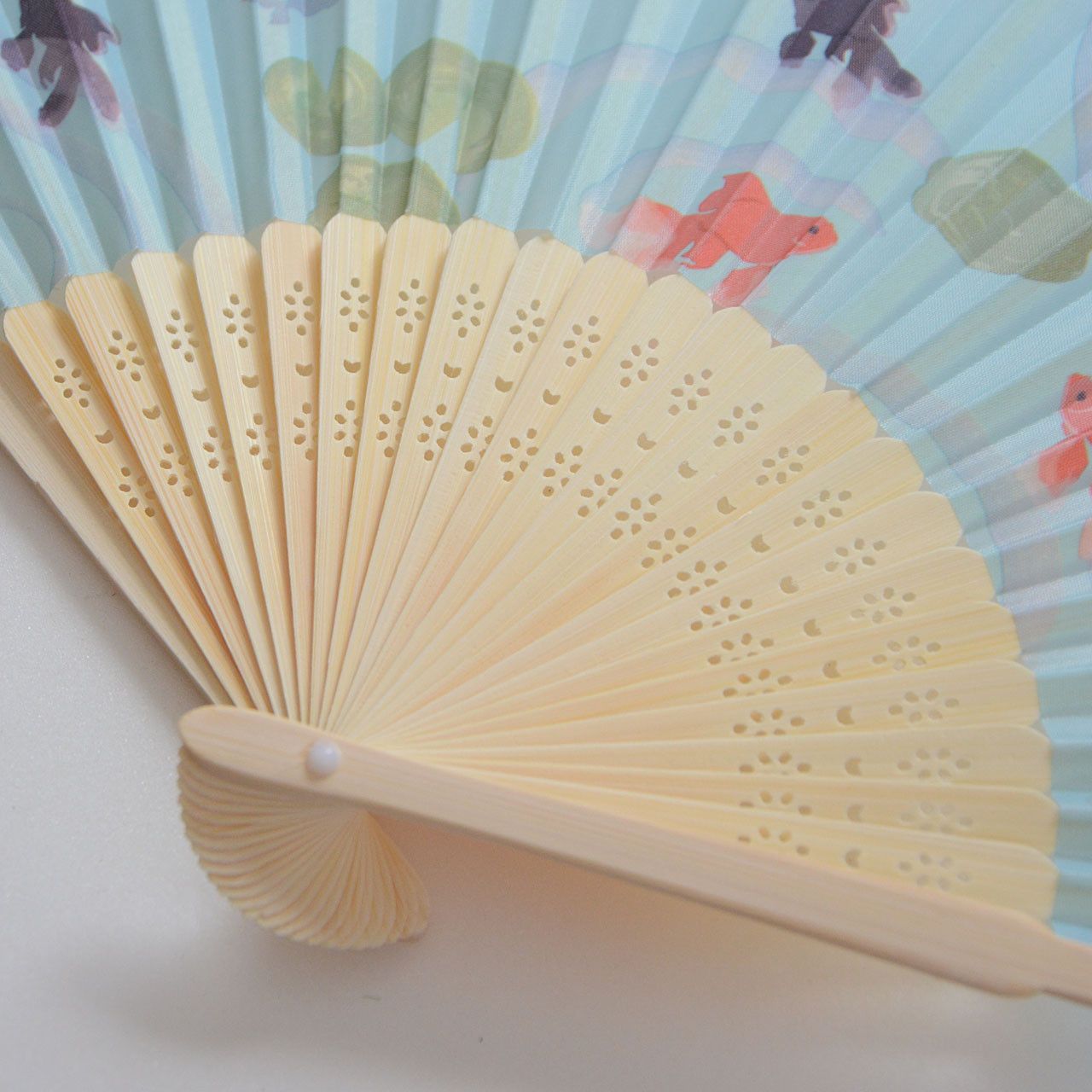 Other Japanese Folding Fan Sensu with Goldfish and Demekin Design Size ONE SIZE - 7 Thumbnail