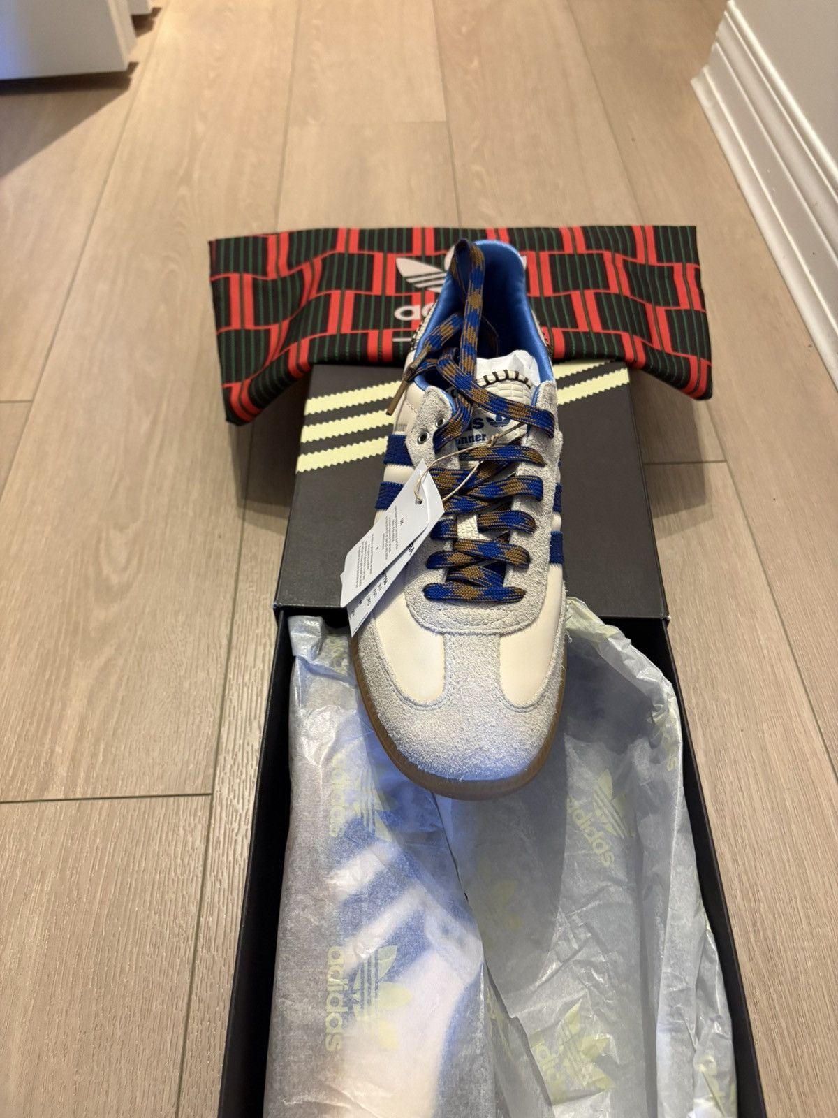 Adidas × Wales Bonner Adidas x Wales Bonner Samba Nylon “Wonder Clay Royal Blue” Size US 10 / EU 43 - 2 Thumbnail
