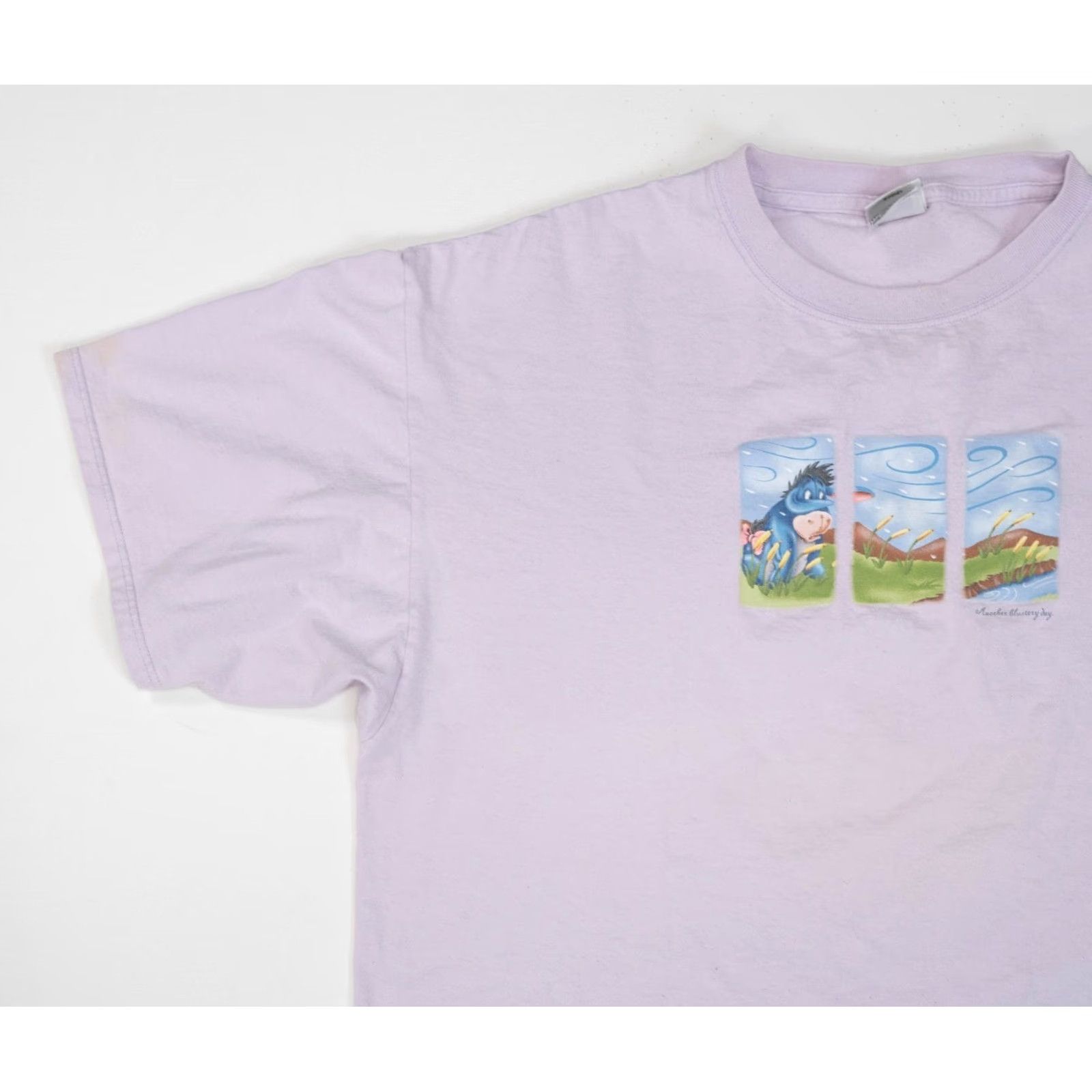 Disney VINTAGE Disney Winnie The Pooh Eeyore T-Shirt Men 2XL Walt Disney Cartoon USA Shirt 2XL Purple Size US XXL / EU 58 / 5 - 4 Thumbnail