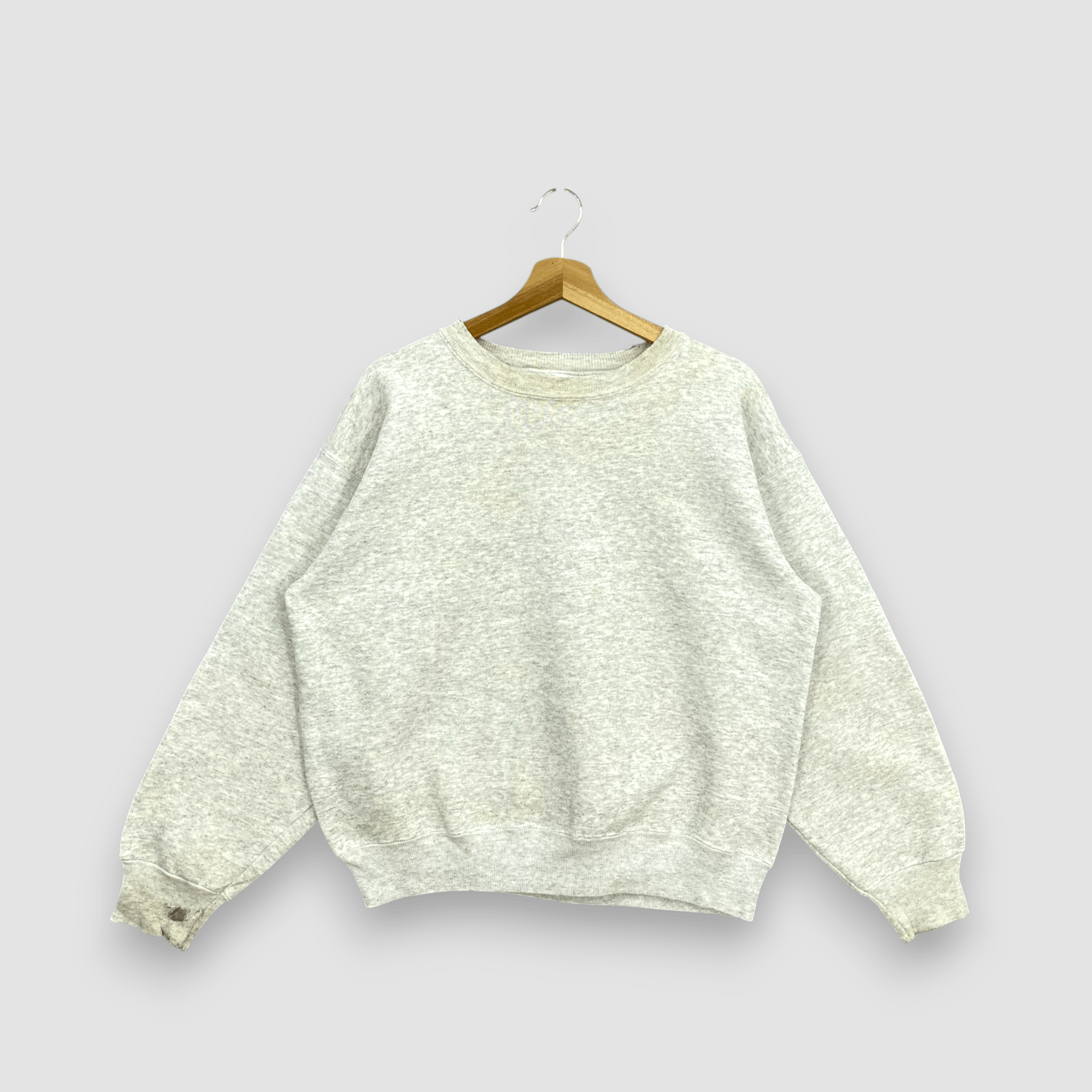 Hanes Vintage 90s Hanes Premium Weight Sweater Sweatshirt Jumper Size US L / EU 52-54 / 3 - 1 Thumbnail