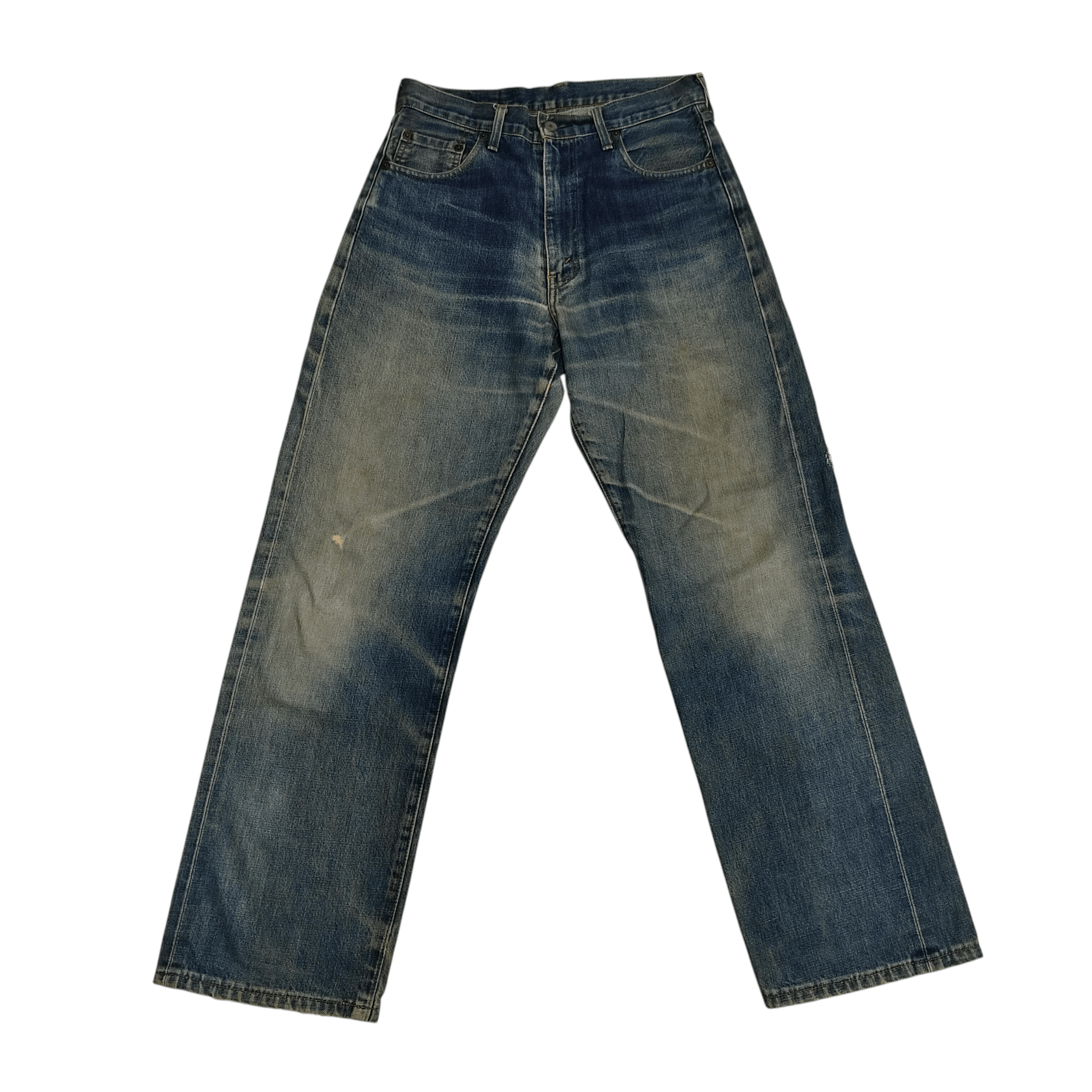 Levi's Vintage Levi's 504Z BigE Redline Selvedge Distressed Jean Size US 30 / EU 46 - 1 Thumbnail
