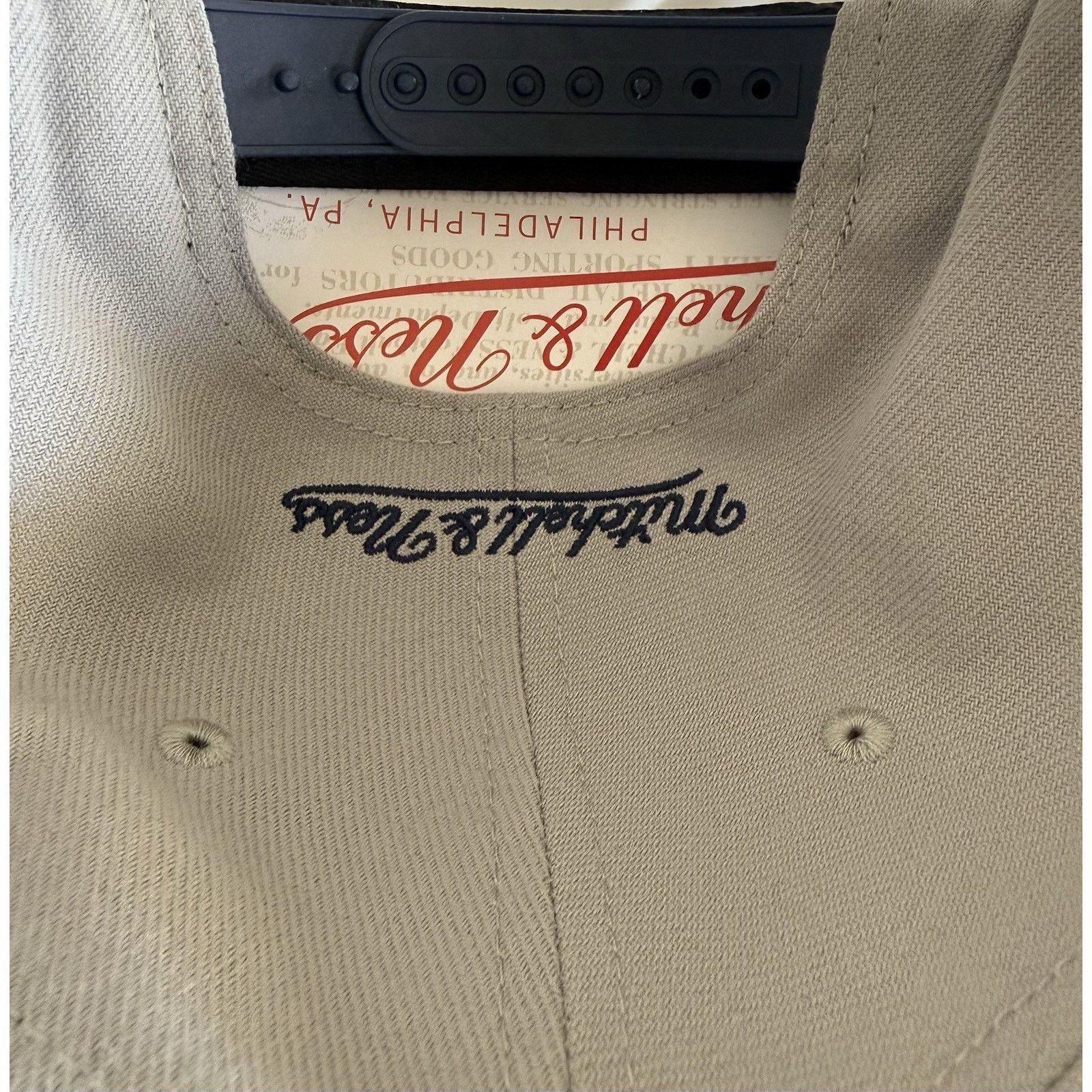 Mitchell & Ness Mitchell & Ness Angels Snapback Hat Cooperstown Gray/Navy Size ONE SIZE - 10 Thumbnail