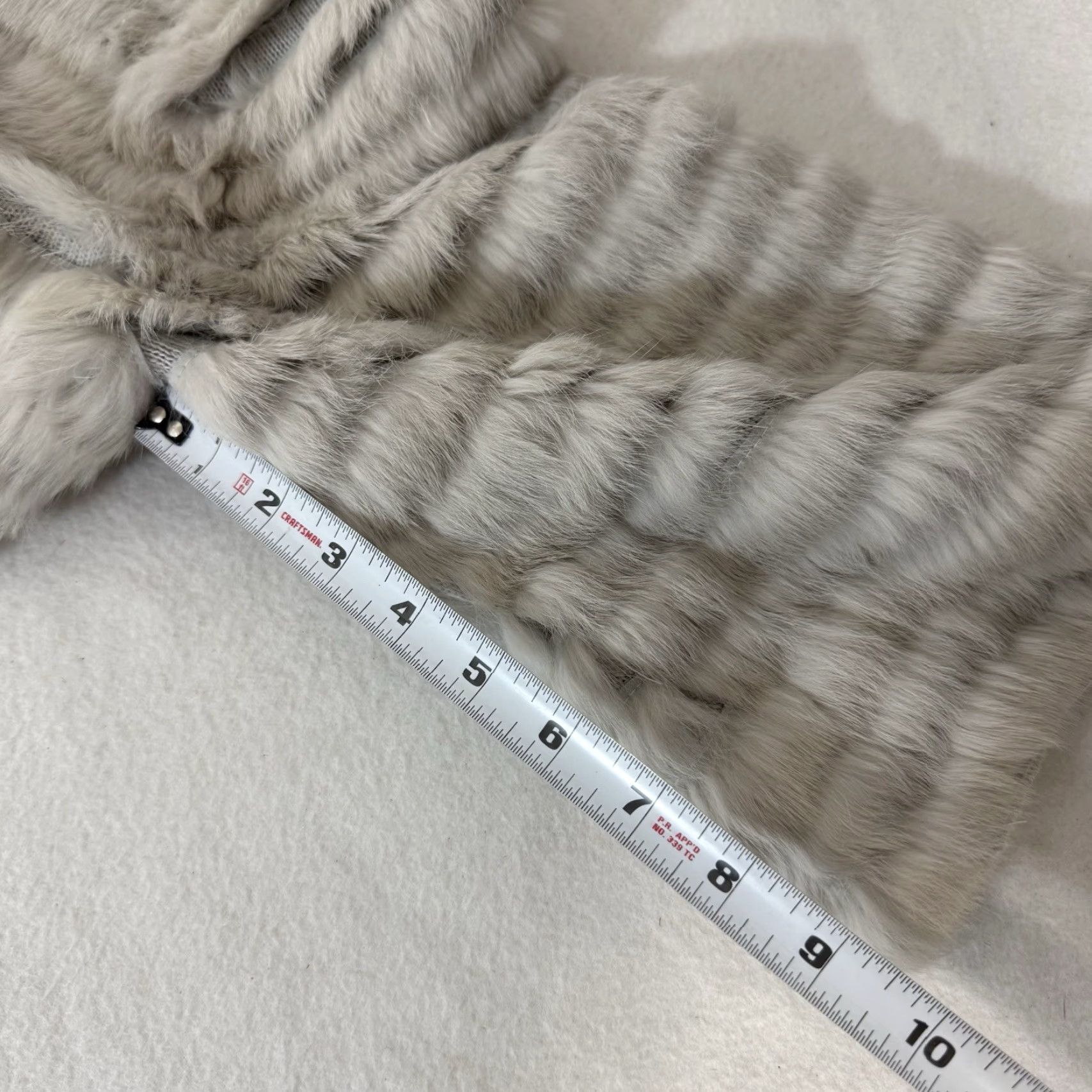 Vintage VINTAGE DolceCabo Fur Jacket Cardigan Top Rabbit Gray Soft Size S Womens Coat Size S / US 4 / IT 40 - 6 Thumbnail