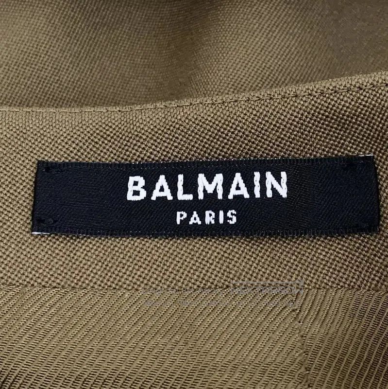 Balmain Balmain Women's Deep Brown Wool Skirt . Size 22" - 6 Thumbnail