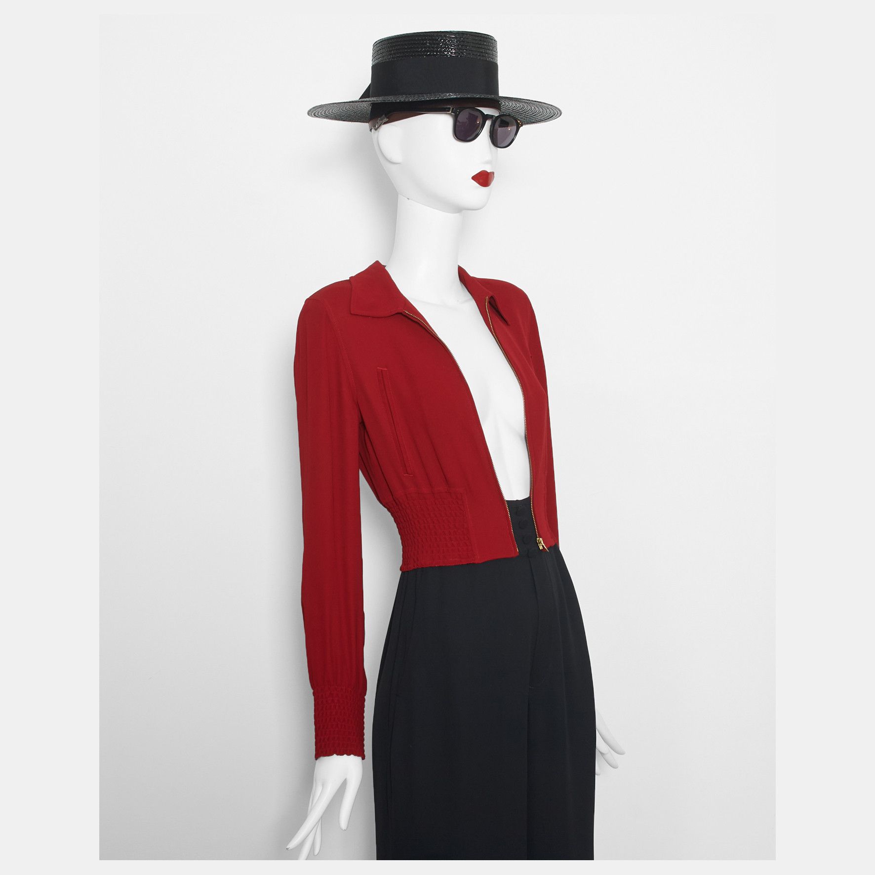Jean Paul Gaultier 1997 archive JEAN PAUL GAULTIER trompe-l'oeil jumpsuit Size S / US 4 / IT 40 - 4 Thumbnail