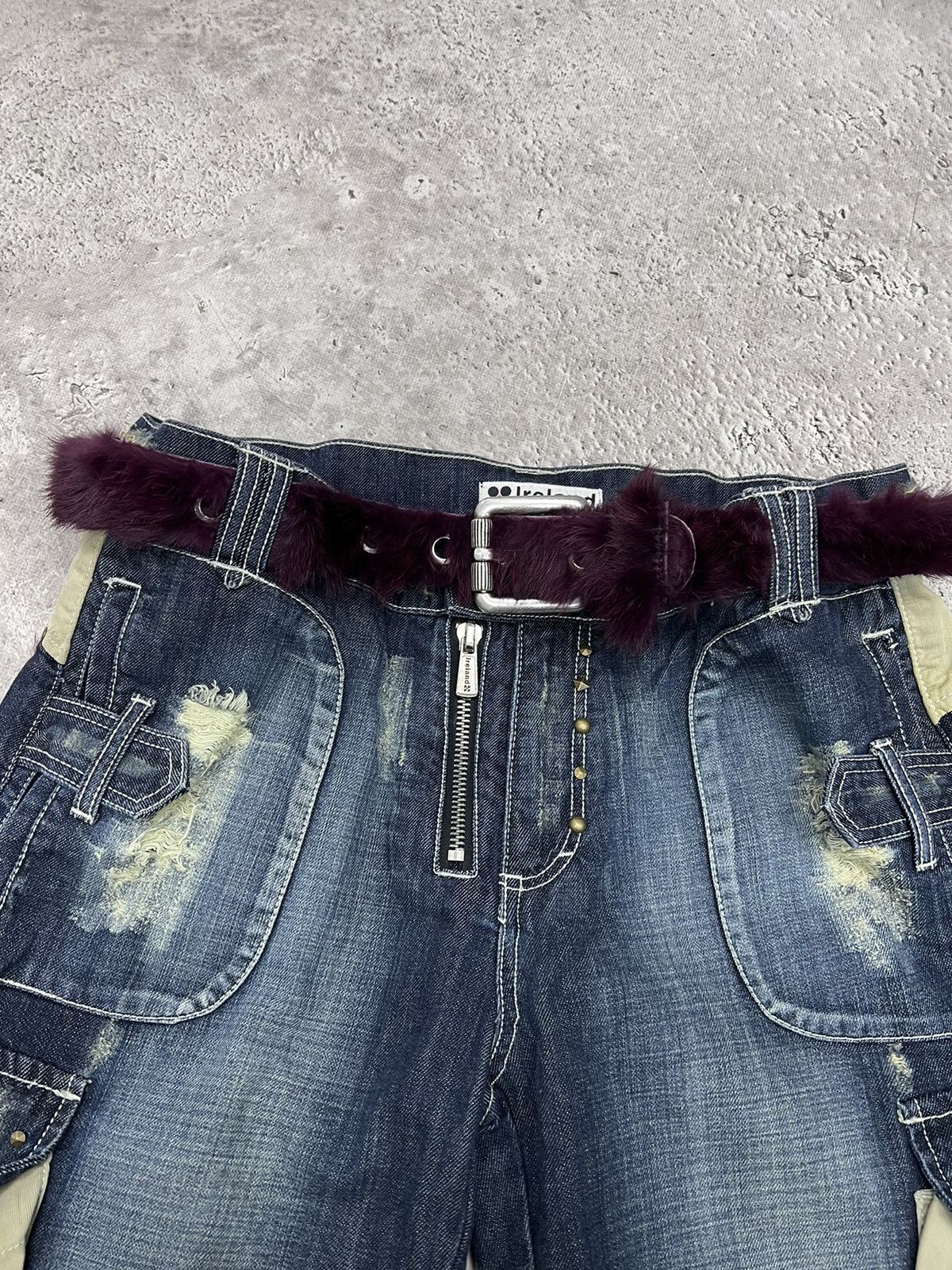 Hysteric Glamour × Japanese Brand SALE✅✅Rick Owens Junya Watanabe Style fur belt Size ONE SIZE - 2 Thumbnail