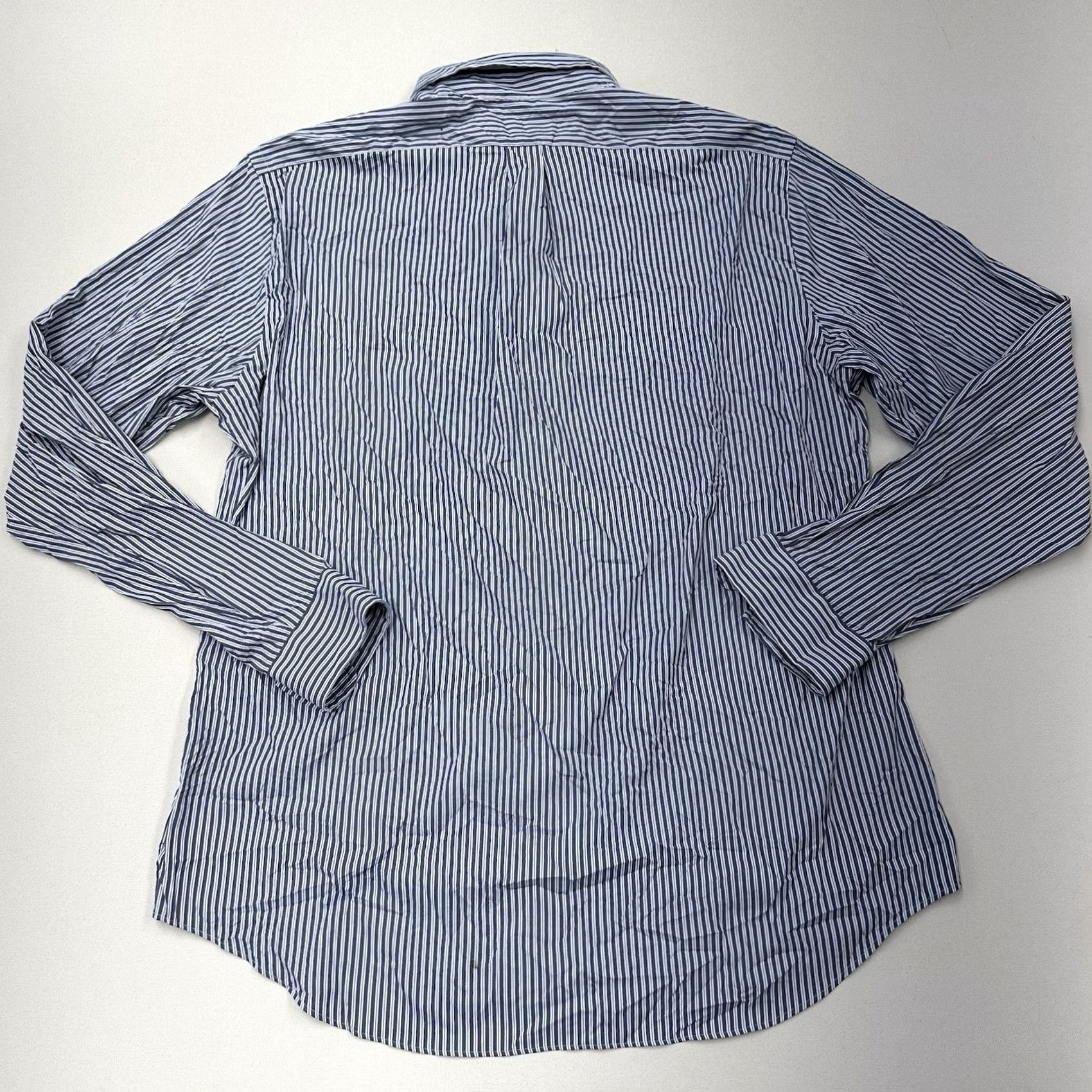 Ralph Lauren Ralph Lauren Performance Slim Fit Button Down Shirt Mens 2XL Blue Striped Size US XXL / EU 58 / 5 - 2 Thumbnail