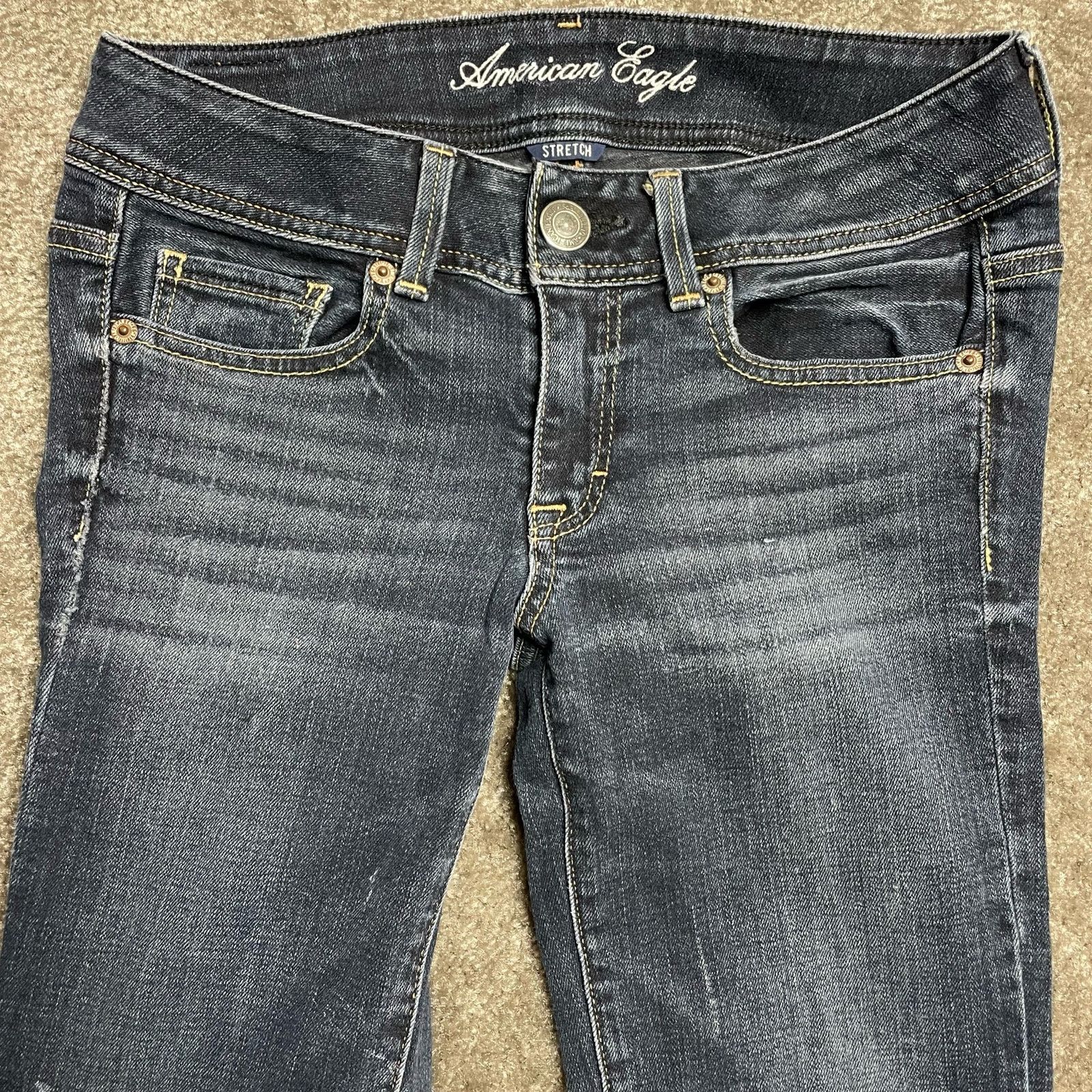 American Eagle Outfitters American Eagle Original Boot Jeans Size 26" / US 2 / IT 38 - 3 Thumbnail