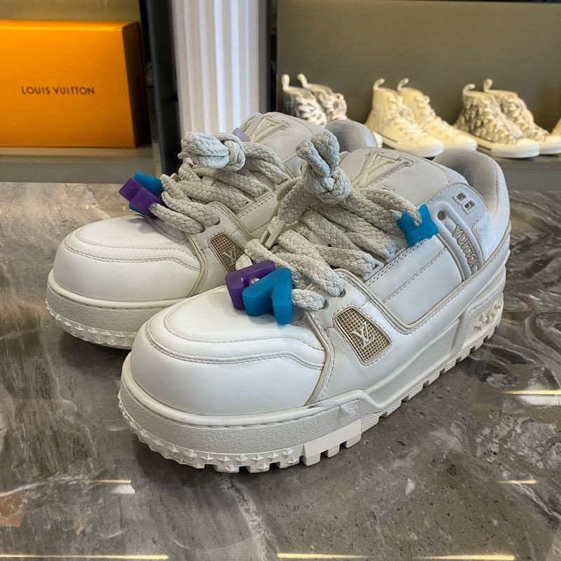 Louis Vuitton Louis Vuitton Trainer Maxi Low-Top Sneakers 0079 Size US 8.5 / EU 41-42 - 1 Thumbnail