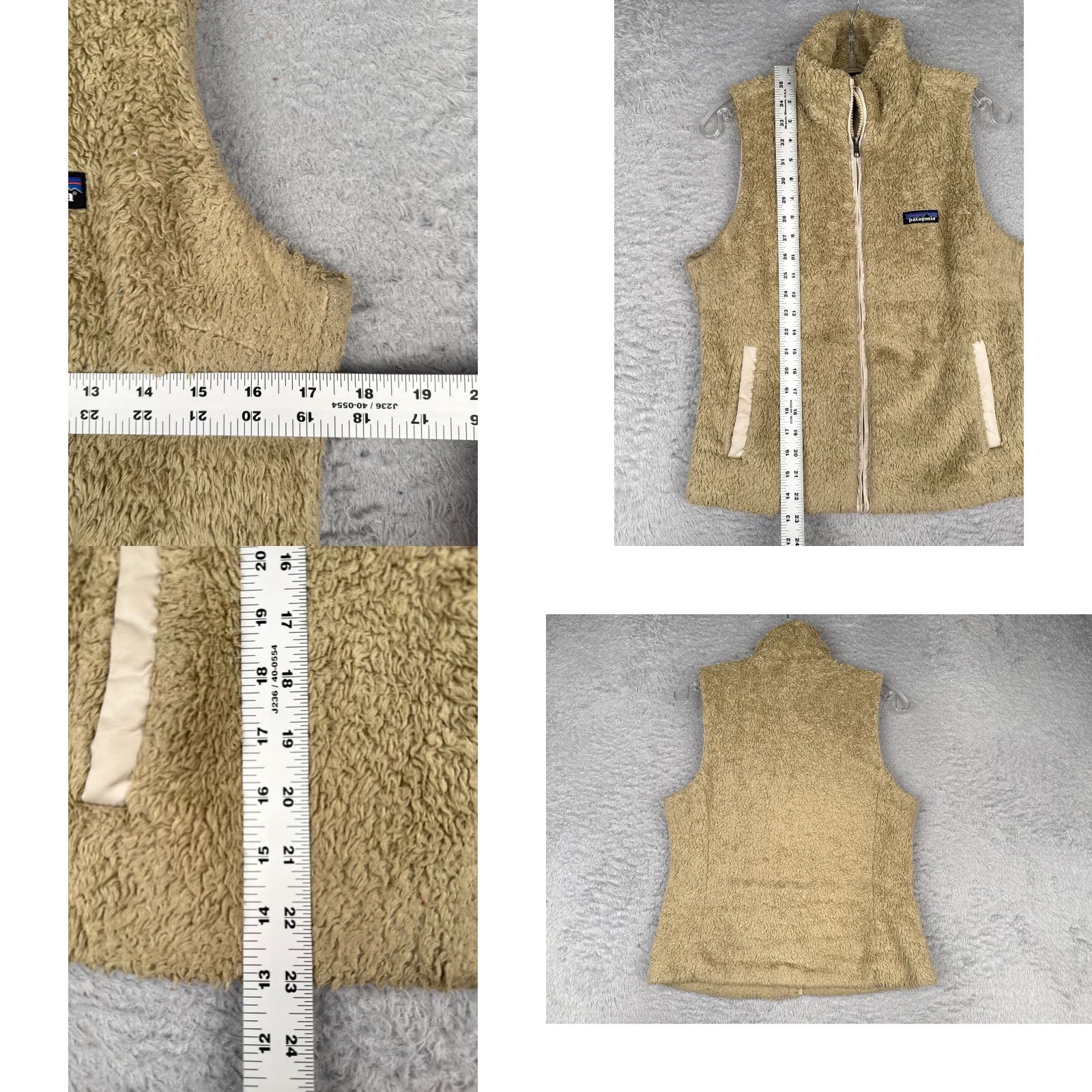 Patagonia Patagonia Vest Womens M Beige Los Gatos Fleece Lined Full Zip Casual Travel Workwear Size M / US 6-8 / IT 42-44 - 9 Thumbnail