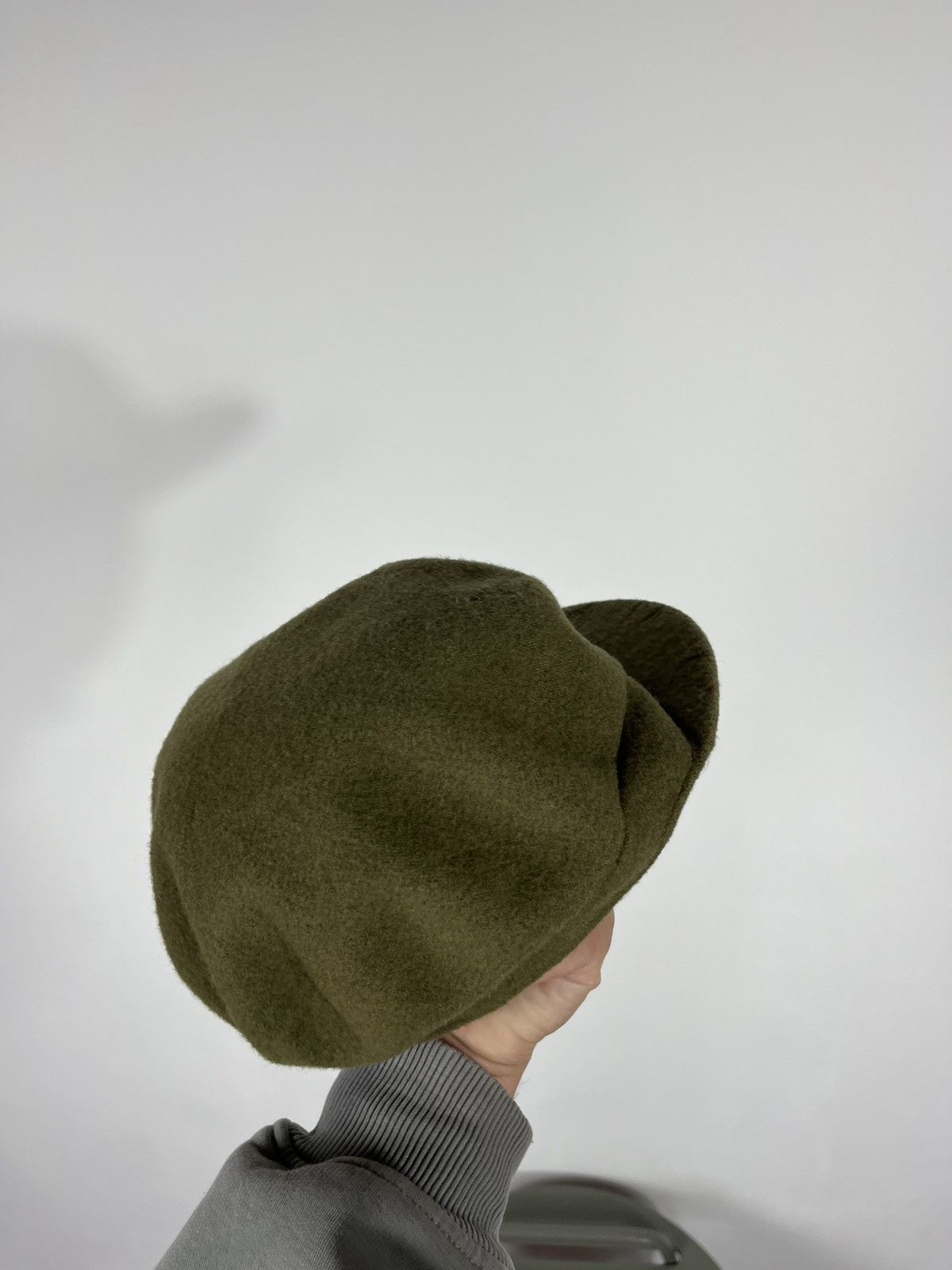 Kangol Kangol Wool Enfield Unisex Cap Olive Green Size M Men's Fit Size ONE SIZE - 5 Thumbnail
