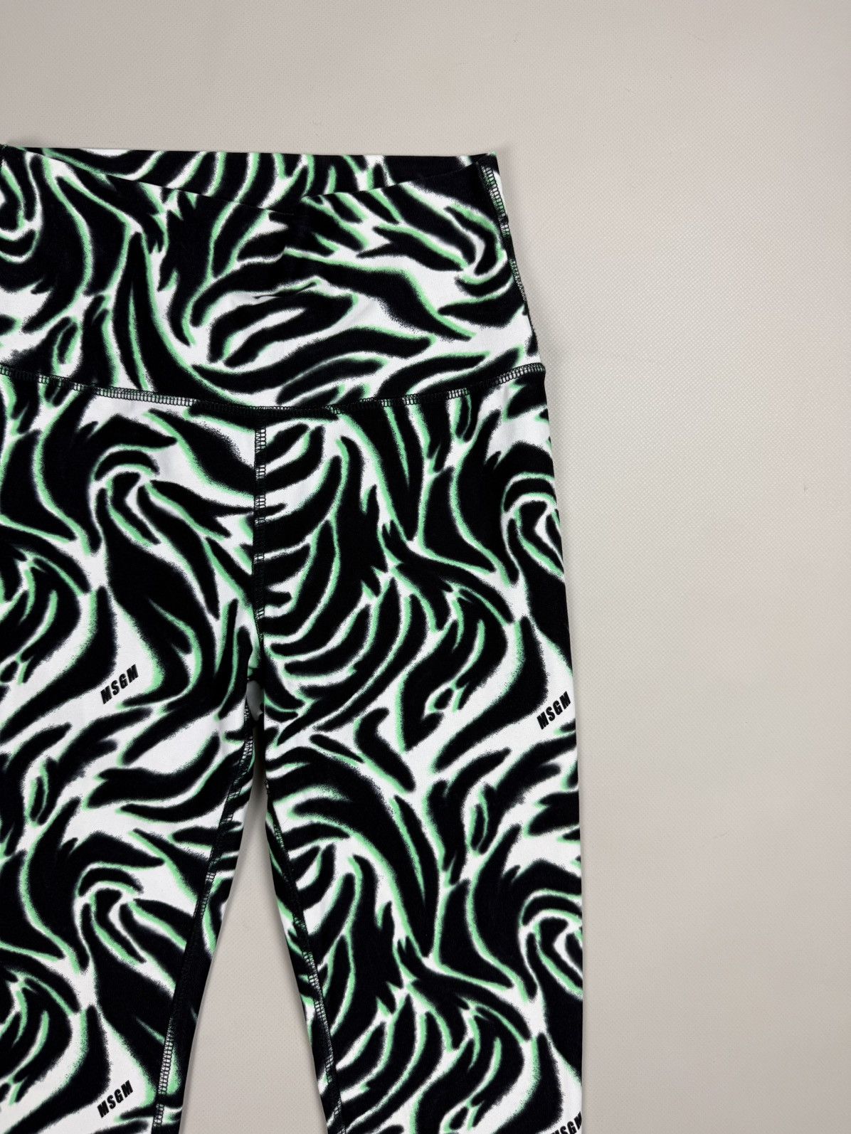 MSGM MSGM Ladies Patterned Leggins Tights Pants Size ~ S Size 28" / US 6 / IT 42 - 9 Thumbnail