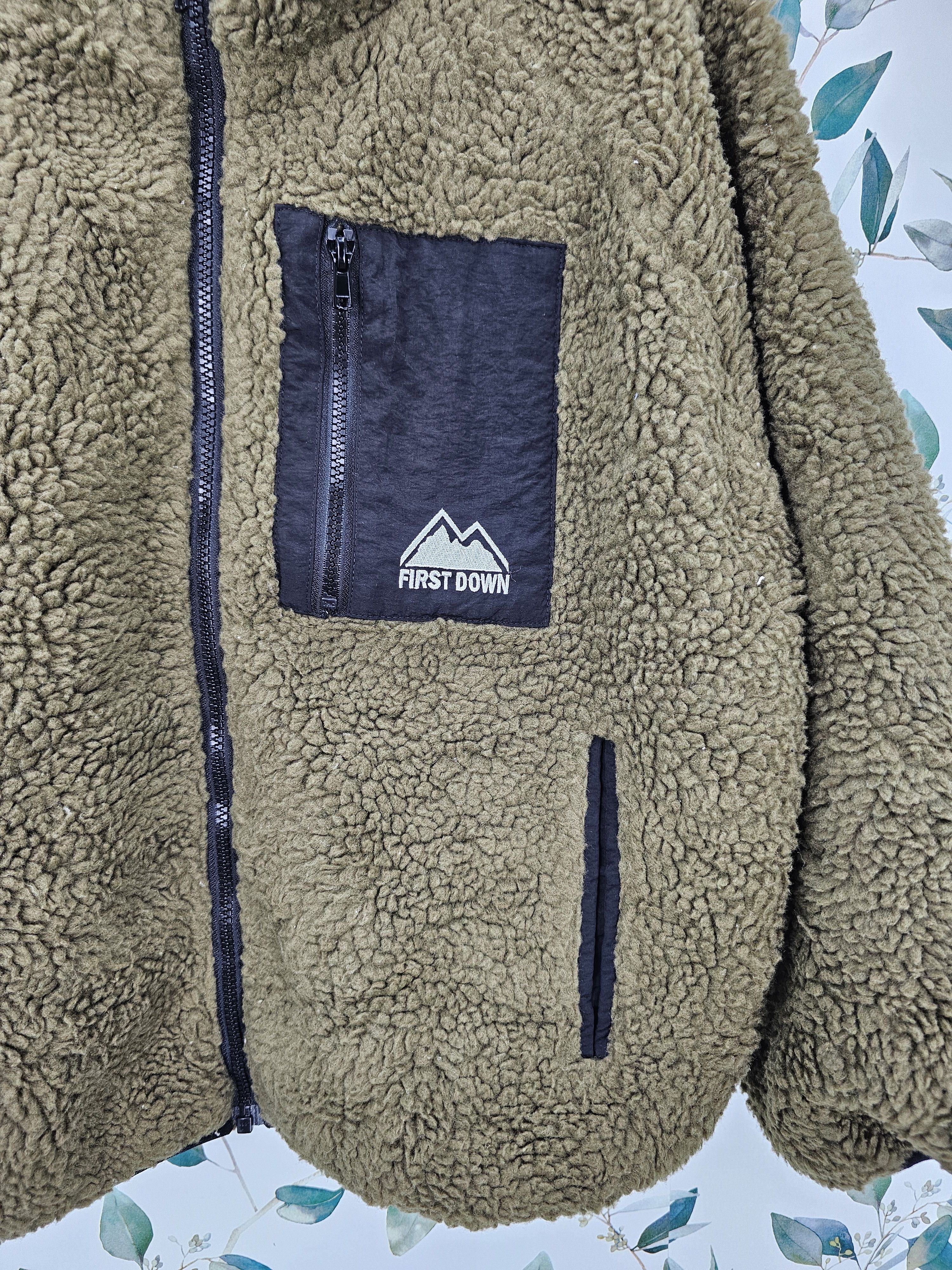 Other Vintage First Down Sherpa Fleece Hiking Hunting Jacket J0100 Size US L / EU 52-54 / 3 - 4 Thumbnail