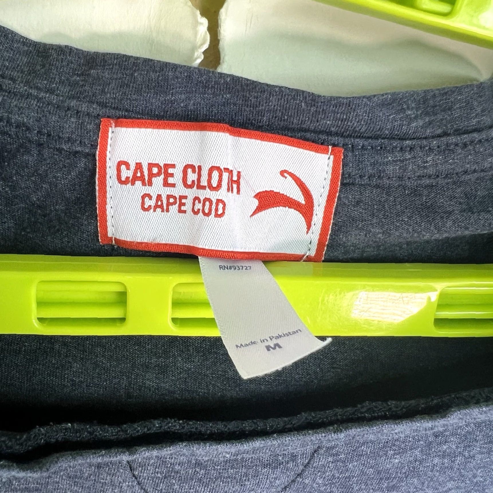 CLOT Cape Cod Cloth Graphic Long Sleeve T-Shirt Womens M Heather Blur/Gray Cape Cod Shirt Graphic Crew Neck Slim Womens Size M Gray 90s? (No extra) Size M / US 6-8 / IT 42-44 - 2 Thumbnail