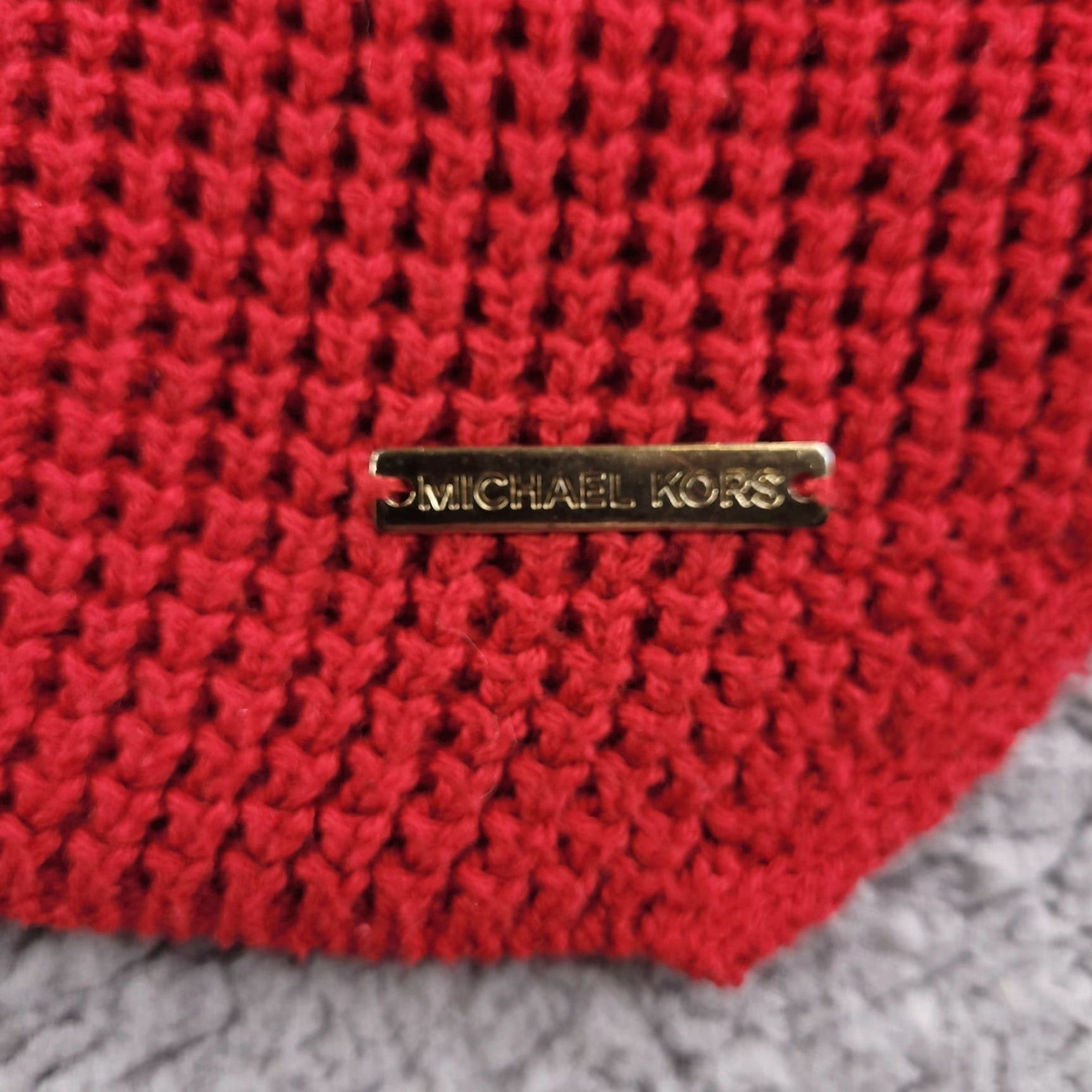 Michael Kors Michael Kors Sweater Turtleneck Women's Medium Red Knit Long Sleeve Pullover Size M / US 6-8 / IT 42-44 - 3 Thumbnail