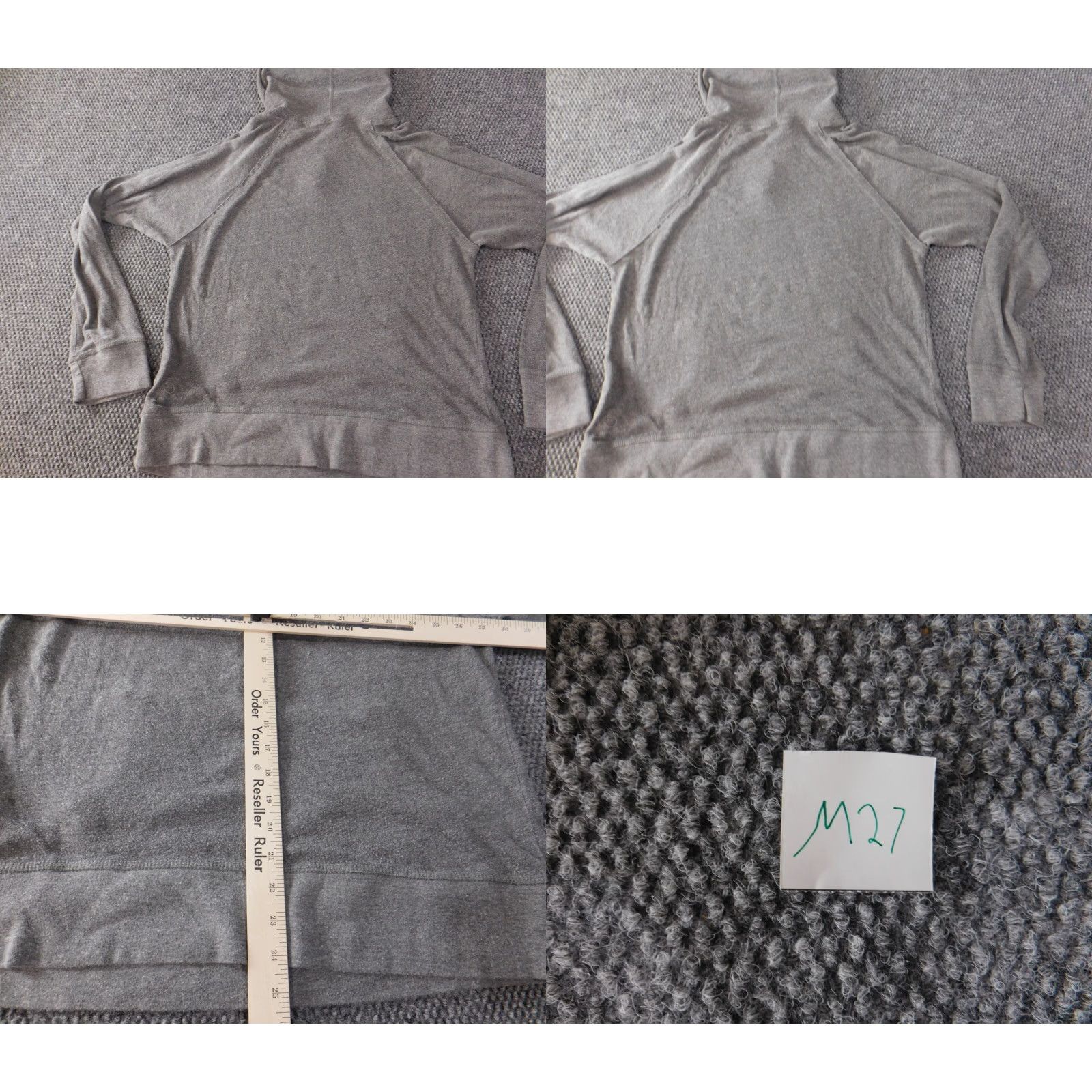 Vintage MV Sport Sweater Female Large Gray Dolman Sleeve Crew Neck Pullover Casual Knit Cotton Camouflage Sports Fall Size L / US 10 / IT 46 - 8 Thumbnail