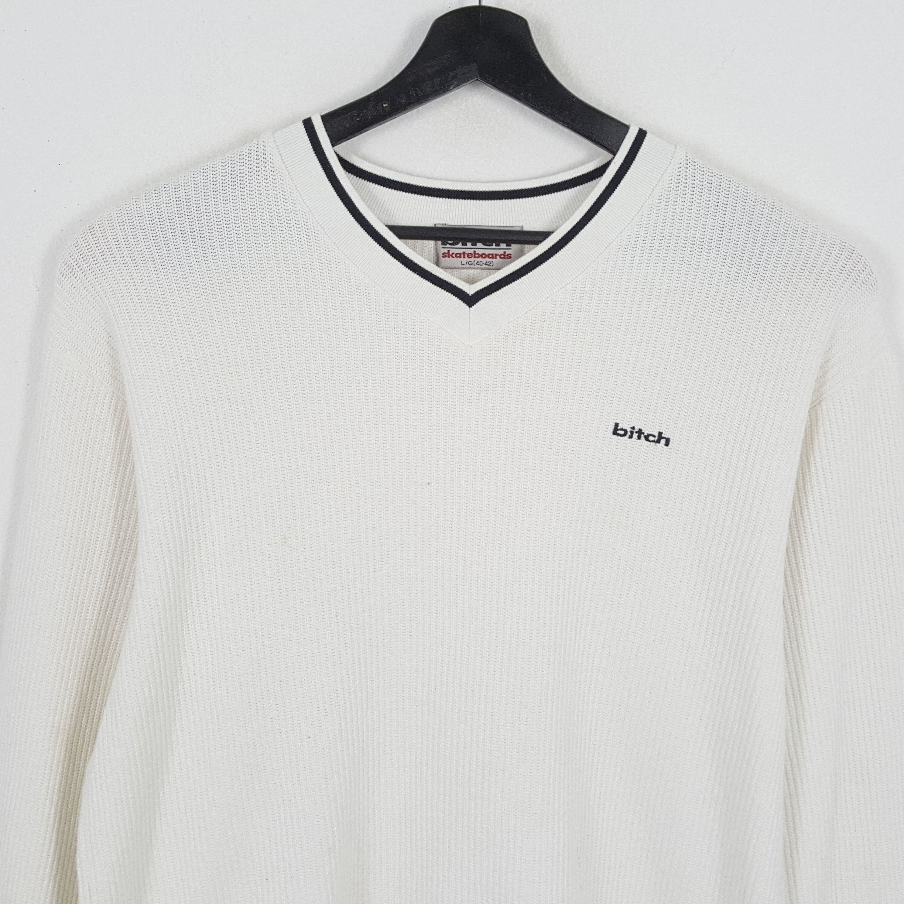 Vintage BITCH SKATEBOARDS Sweatshirt Streetwear Style Size US L / EU 52-54 / 3 - 2 Thumbnail