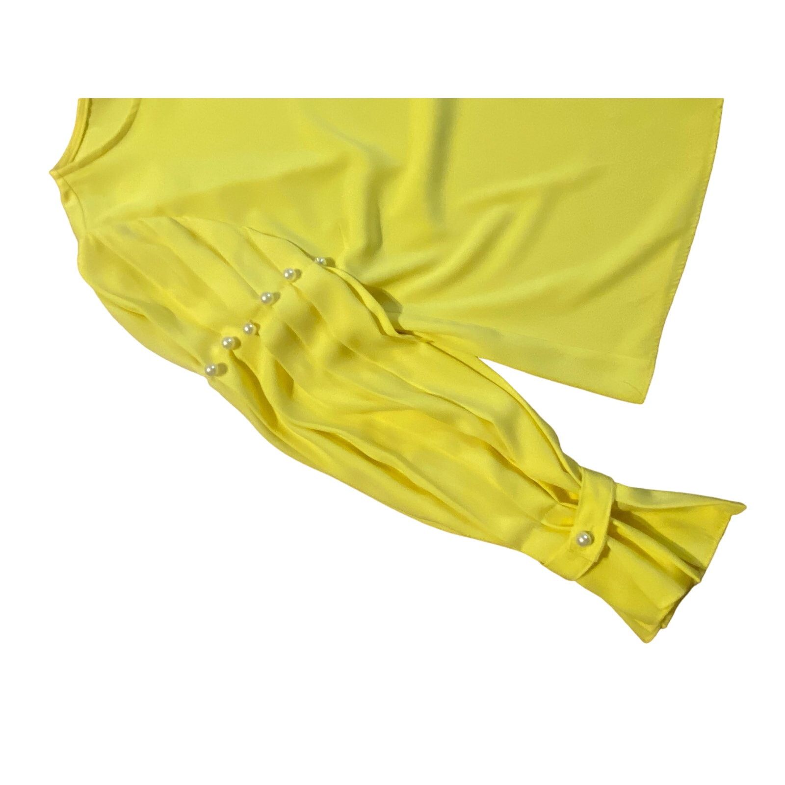 & Other Stories Elegant yellow shirt with pleated sleeves size small by CQ Size S / US 4 / IT 40 - 2 Thumbnail