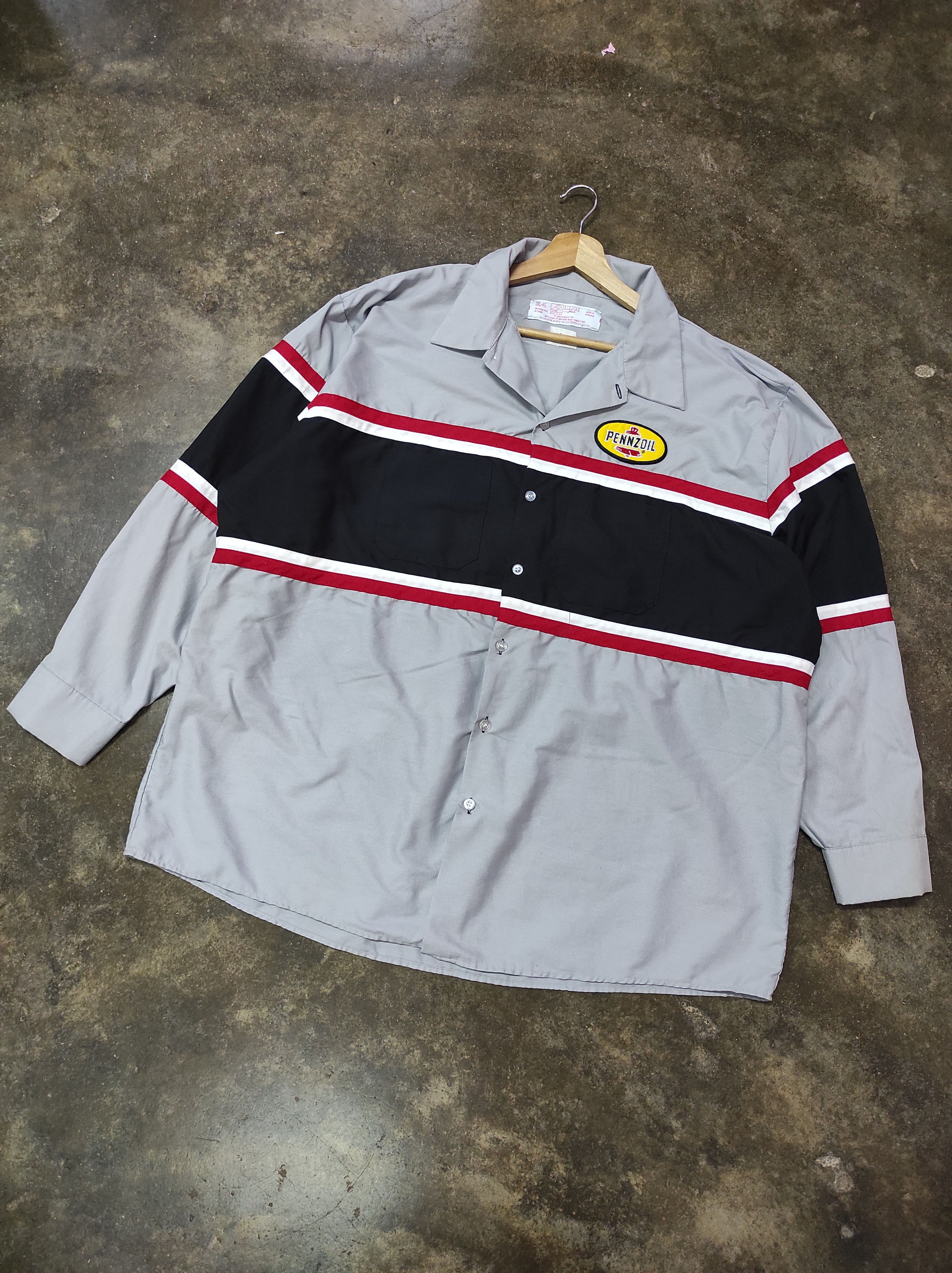 Red Kap × Sports Specialties RED KAP PENNZOIL VTG WORKERS SHIRT OVERSIZED Size US XXL / EU 58 / 5 - 1 Thumbnail