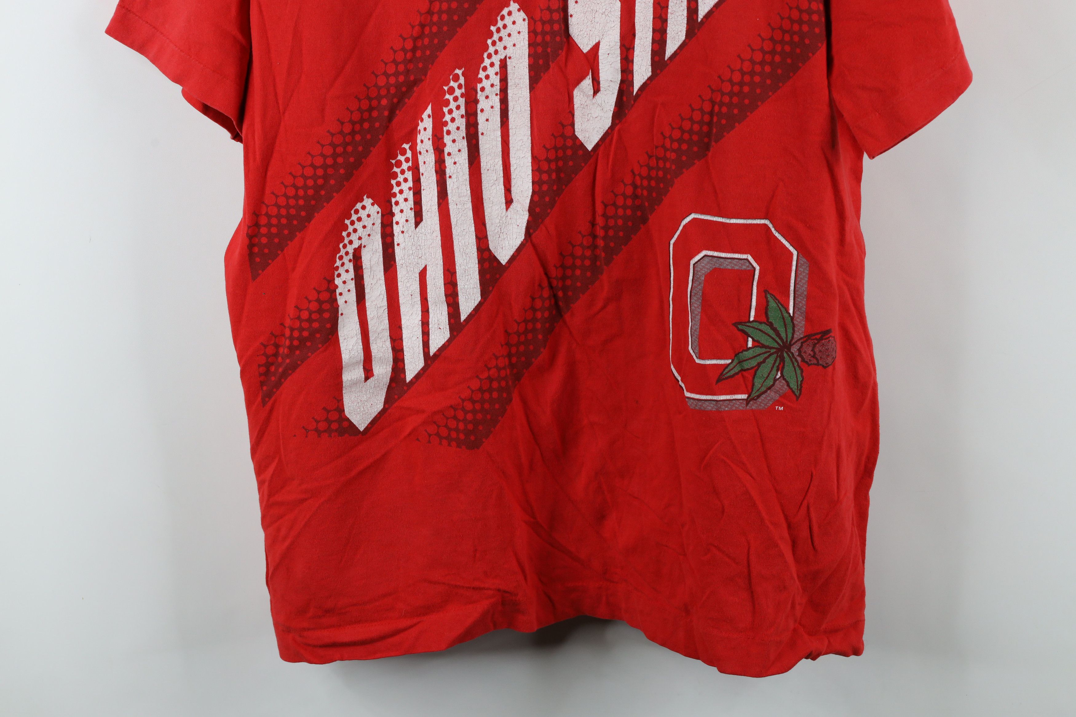Vintage Vintage 90s All Over Print Ohio State University T-Shirt Size US XL / EU 56 / 4 - 3 Thumbnail