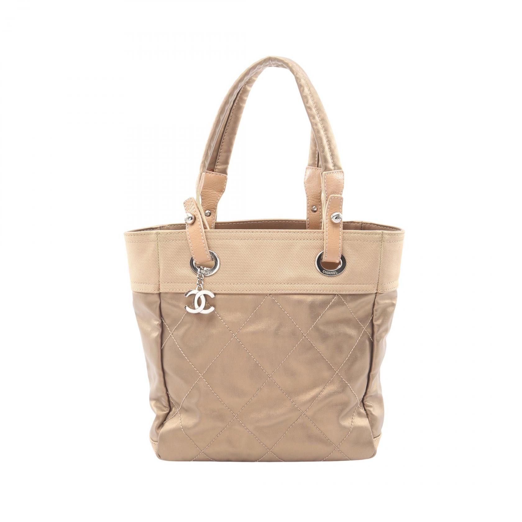 Chanel Chanel Chanel Paris-Biarritz PVC Coated Canvas Leather Tote Bag Plastic / Synthetic Tote Bag A34208 DUTY FREE for USA Size ONE SIZE - 1 Thumbnail