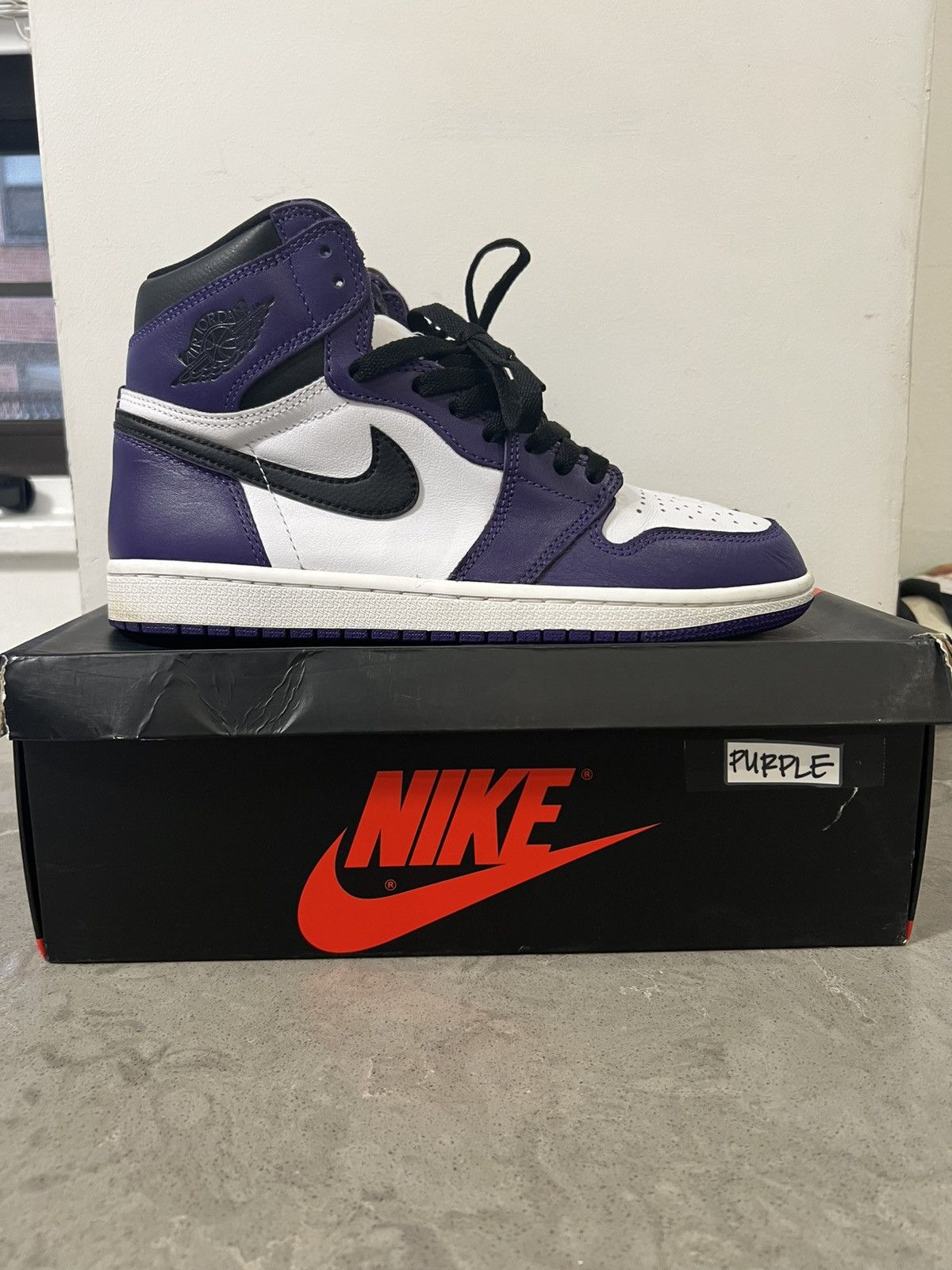 Jordan Brand Jordan 1 Court Purple. Size US 8 / EU 41 - 1 Thumbnail