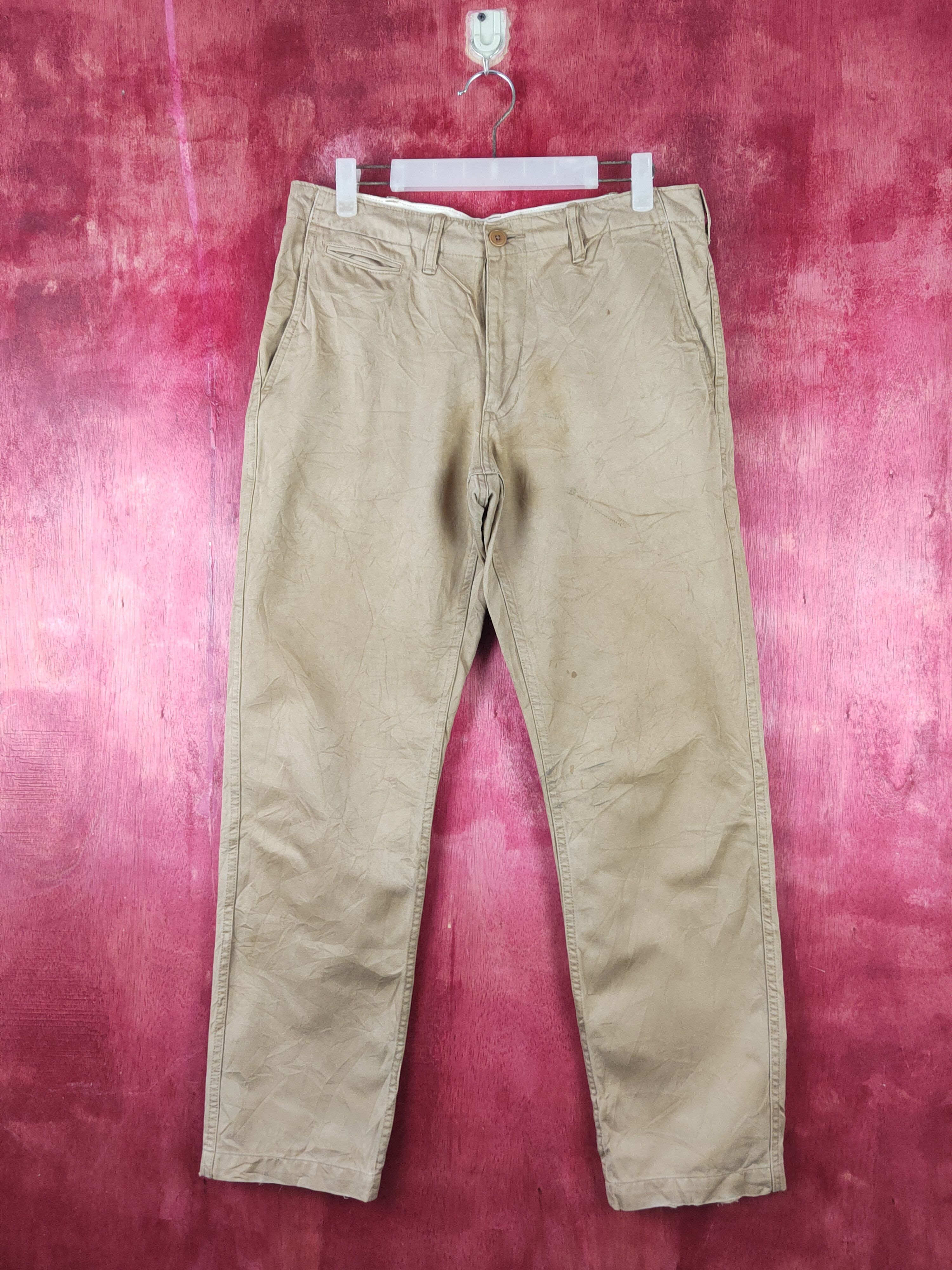 image of Vintage Uniqlo Brown Multipocket Casual Pants S2342, Men's (Size 31)