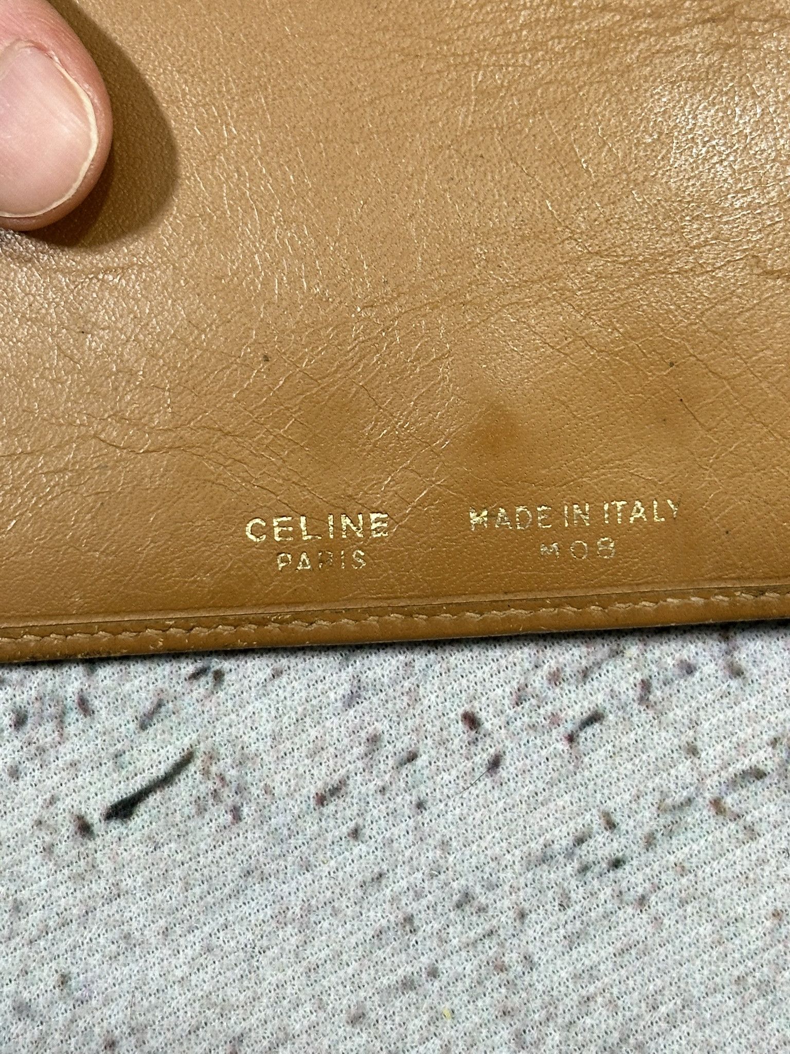 Celine Celine Long Wallet Macadam Brown Logo Monogram Vintage Purse Size ONE SIZE - 11 Thumbnail