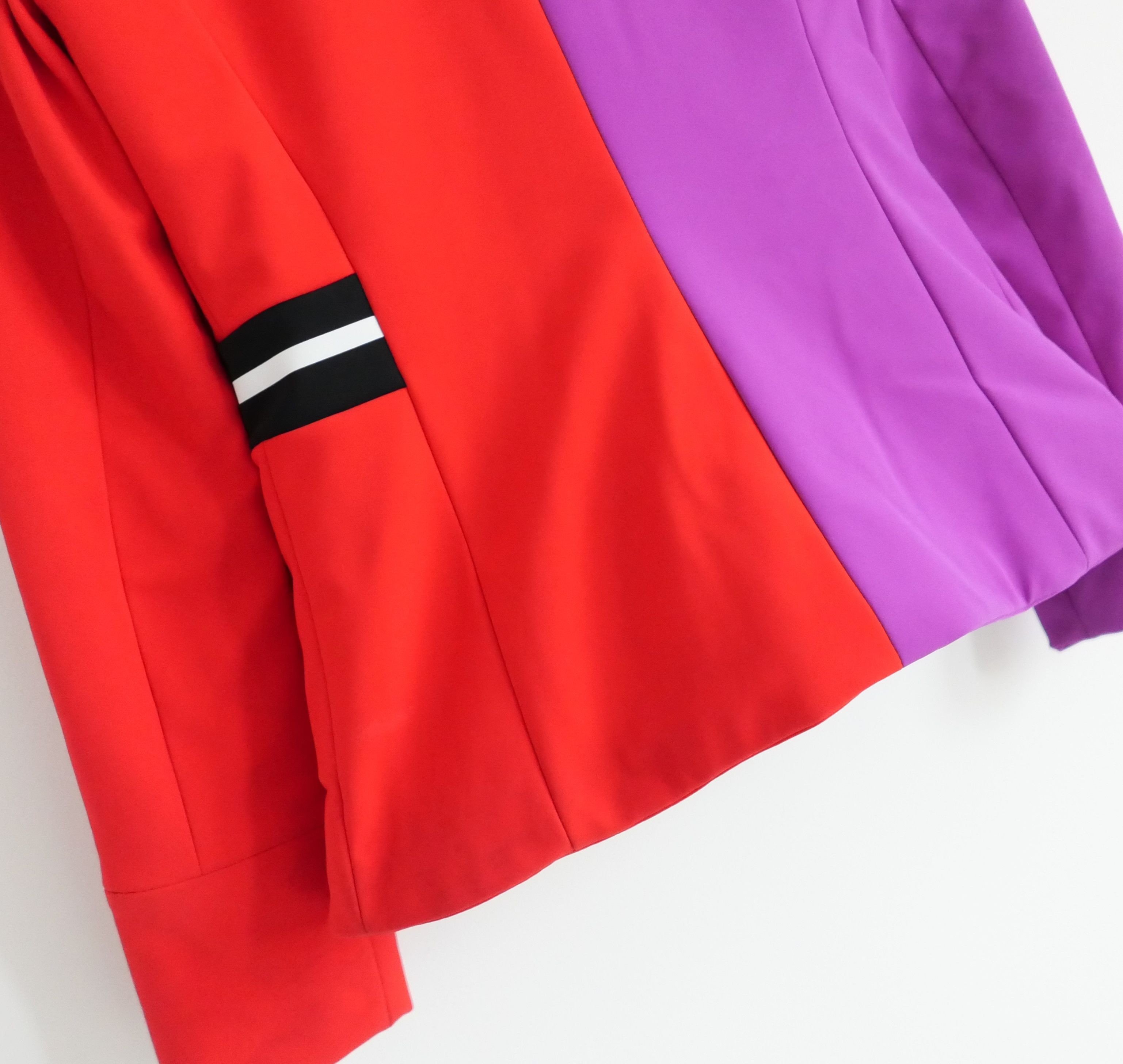 Fendi Fendi Red & Purple Puffer Ski Jacket Size M / US 6-8 / IT 42-44 - 7 Thumbnail