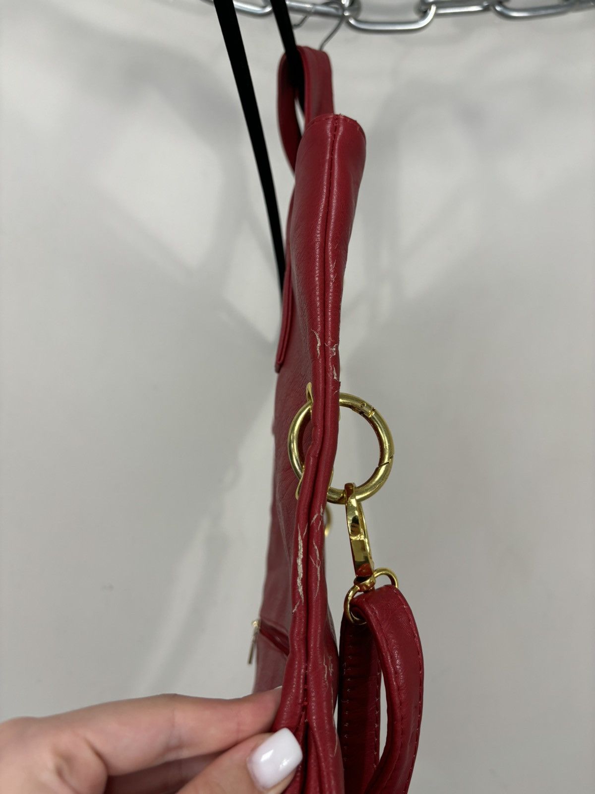 Mulberry Mulberry Rare Red Leather Crossbody Deep Tote Bag Size ONE SIZE - 13 Thumbnail
