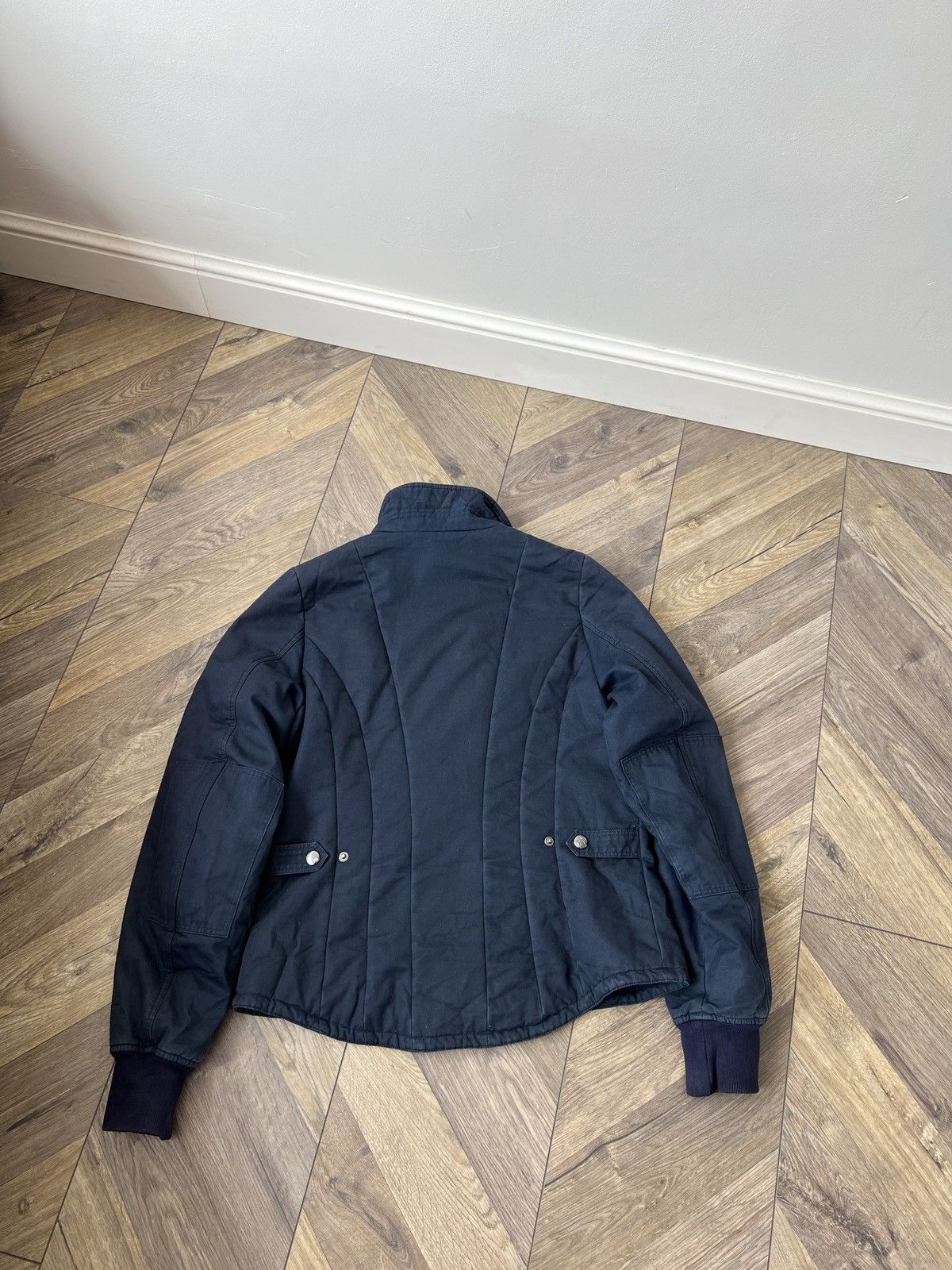 JET SET Vintage Jet Set women’s Navy Multi pocket Field Jacket Size XS / US 0-2 / IT 36-38 - 16 Thumbnail
