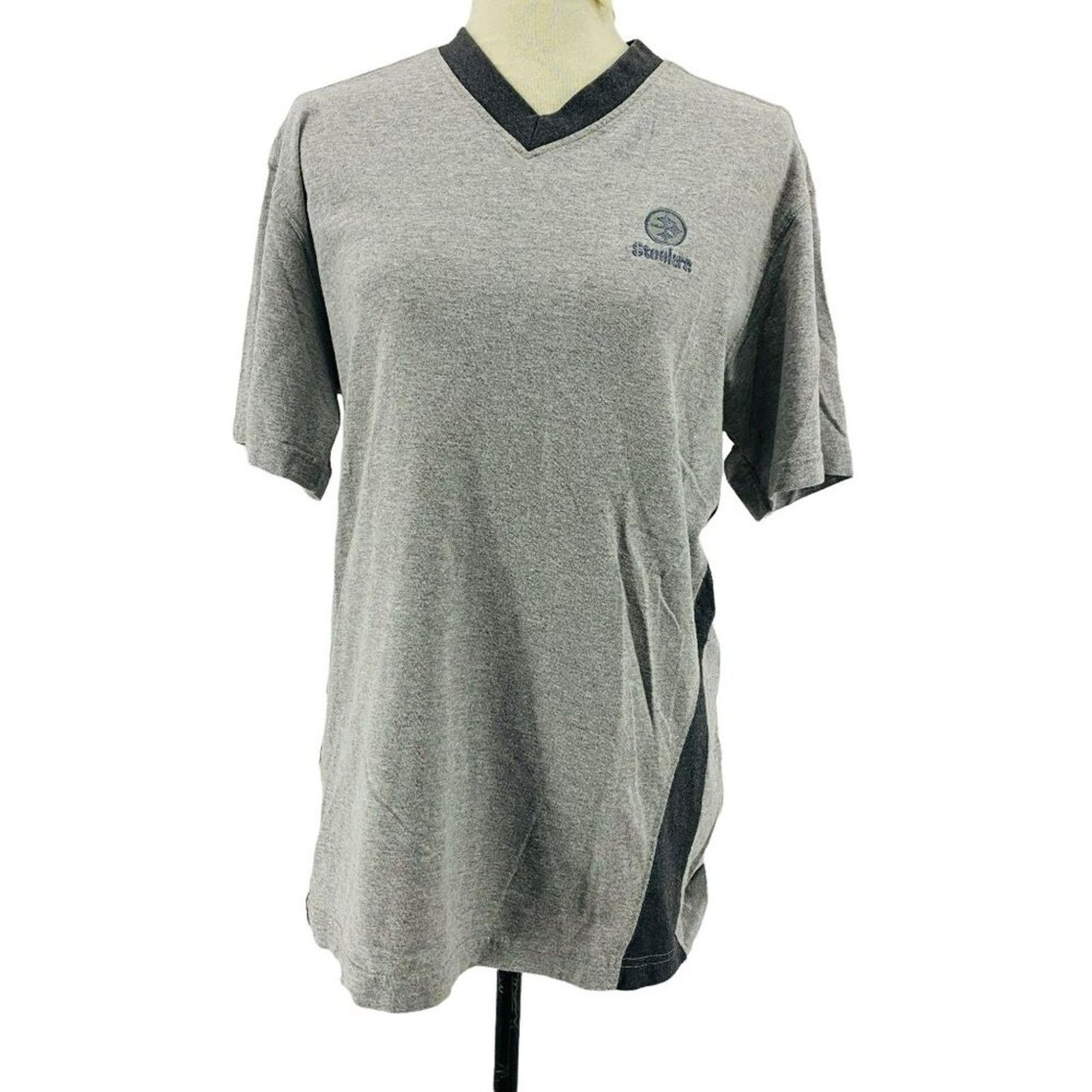 NFL NFL Mens Pittsburgh Steelers V Neck Short Sleeve Tee Medium Size US M / EU 48-50 / 2 - 1 Thumbnail