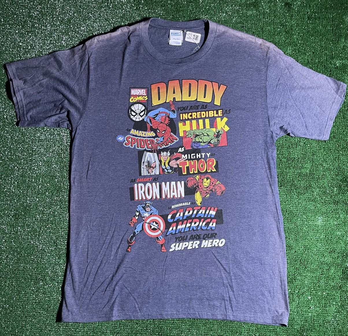 Disney Marvel ‘Daddy You Are My Superhero’ T-shirt Size US L / EU 52-54 / 3 - 1 Thumbnail