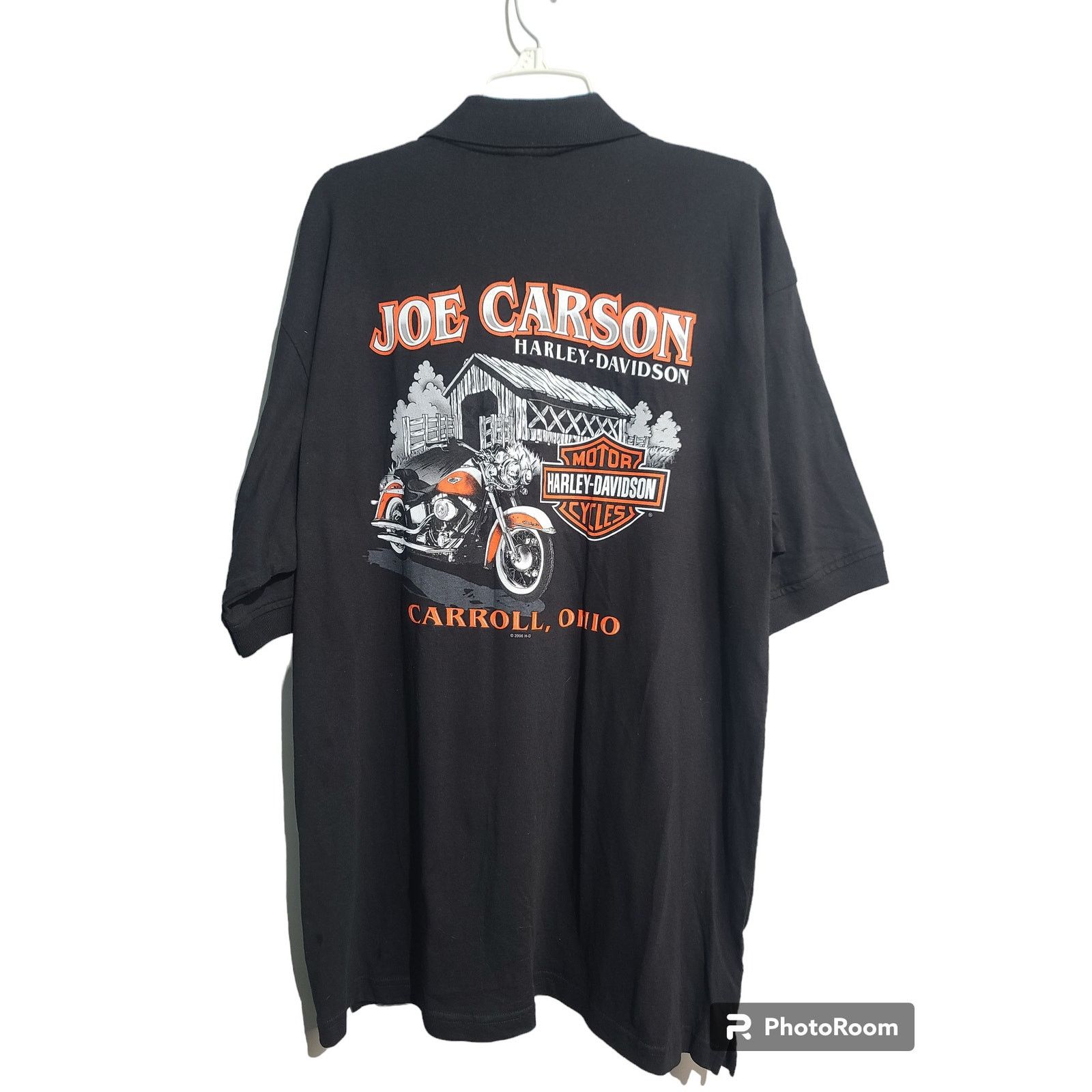 Harley Davidson Harley Davidson Vintage Flame Polo Size US L / EU 52-54 / 3 - 2 Thumbnail