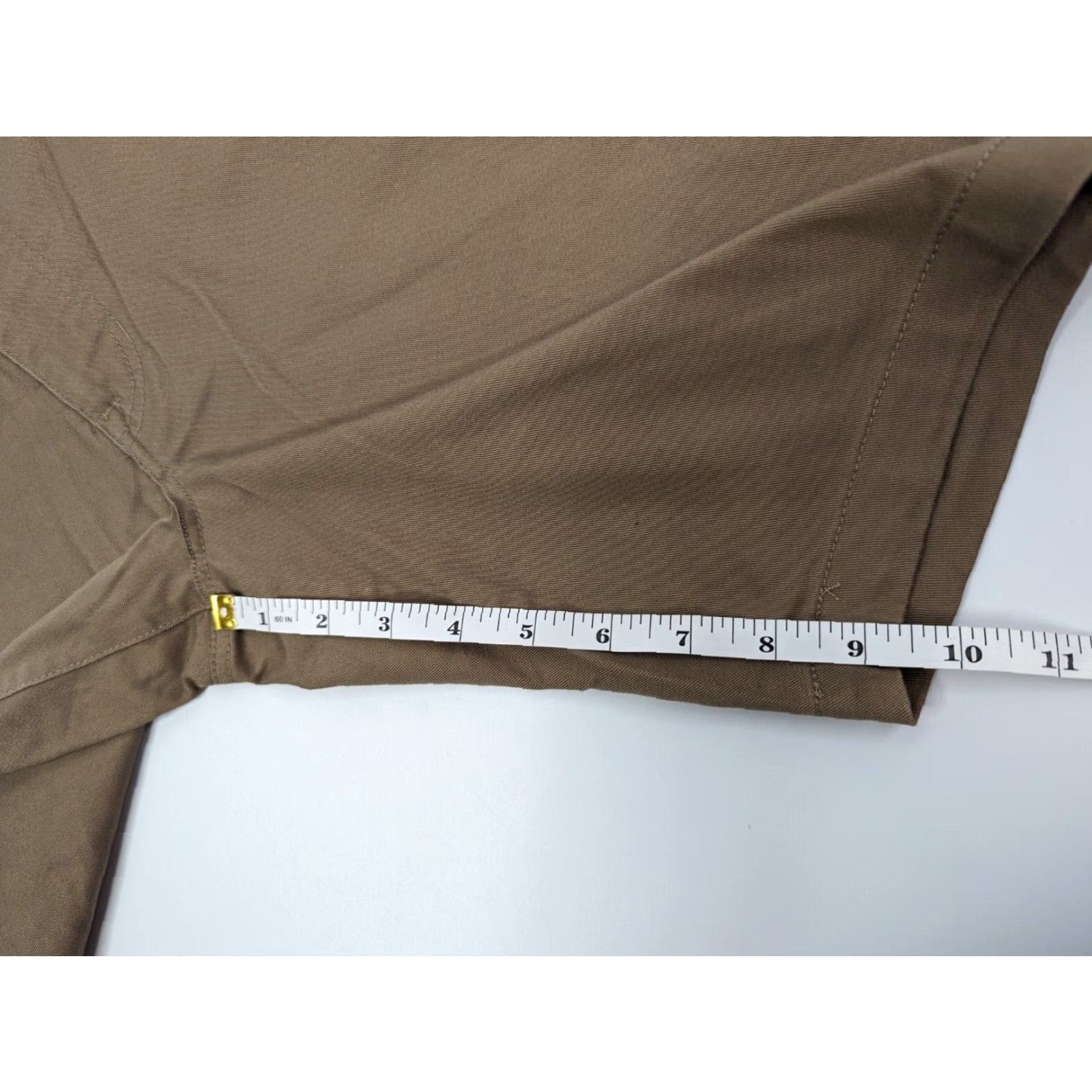Volcom Volcom Chino Shorts Mens 28 Flat Front Brown Twill Cotton Blend Pockets Casual Regular Flat Front A0911601 Size US 28 / EU 44 - 3 Thumbnail
