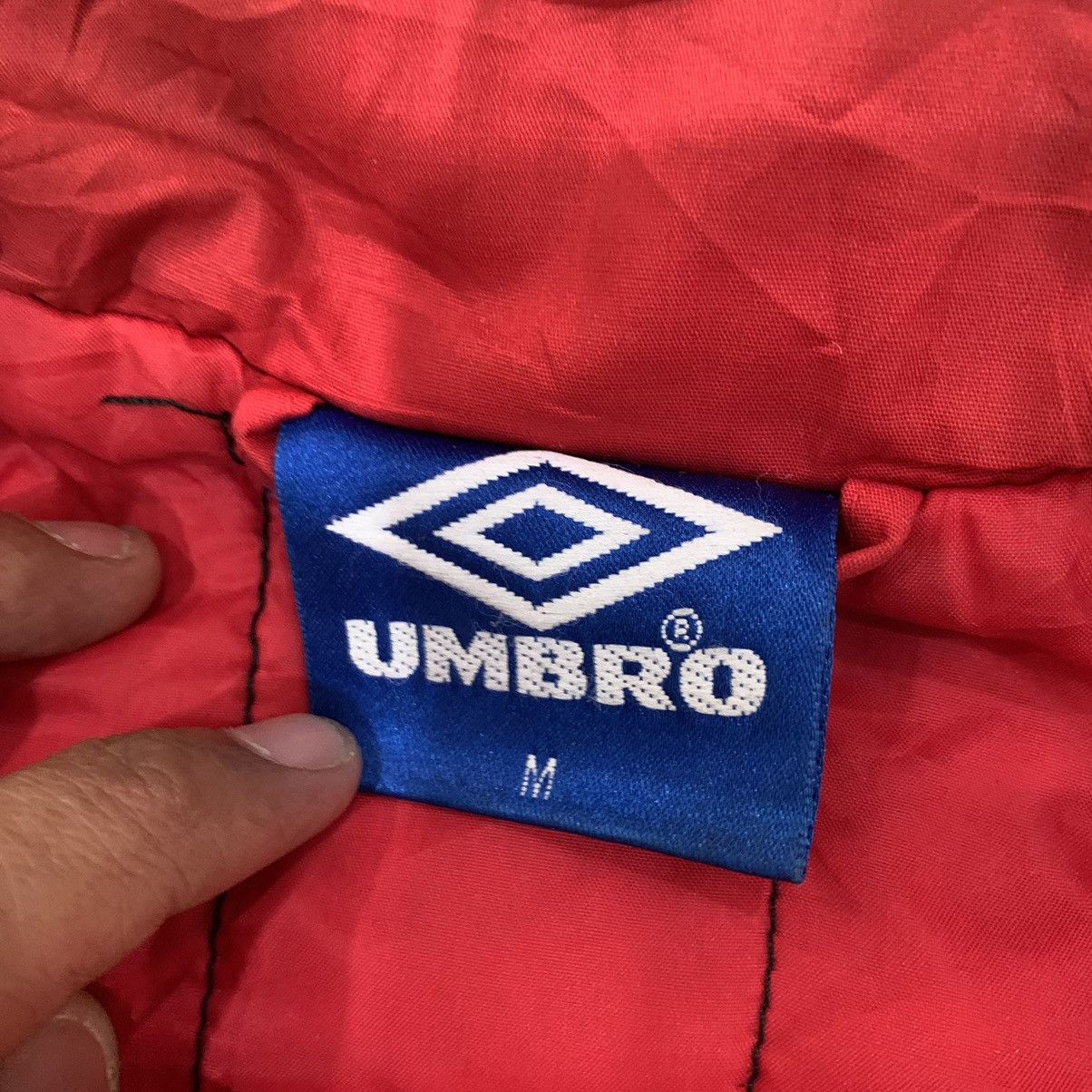 Umbro 🔥Vintage 90s Manchester United Umbro Training Jacket Size US M / EU 48-50 / 2 - 15 Thumbnail