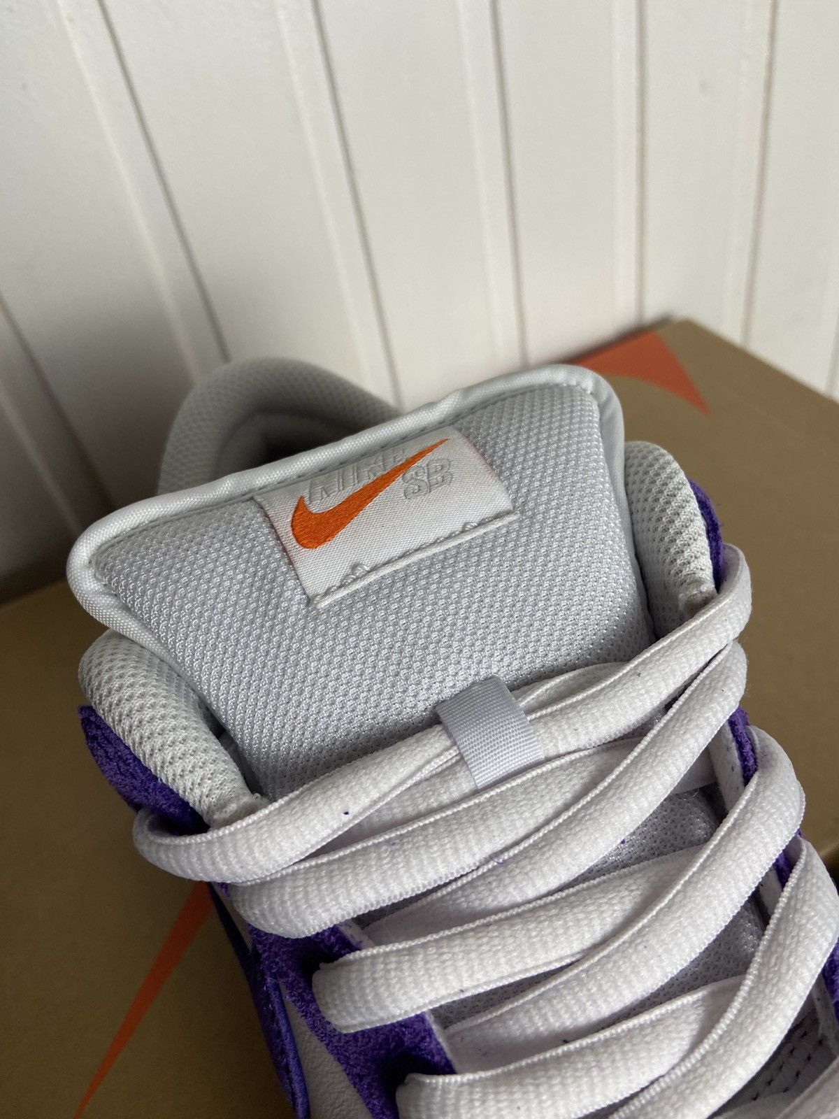 Nike Used Nike Sb Dunk Low Pro Iso Orange Label Purple Size 9US Size US 9 / EU 42 - 11 Thumbnail