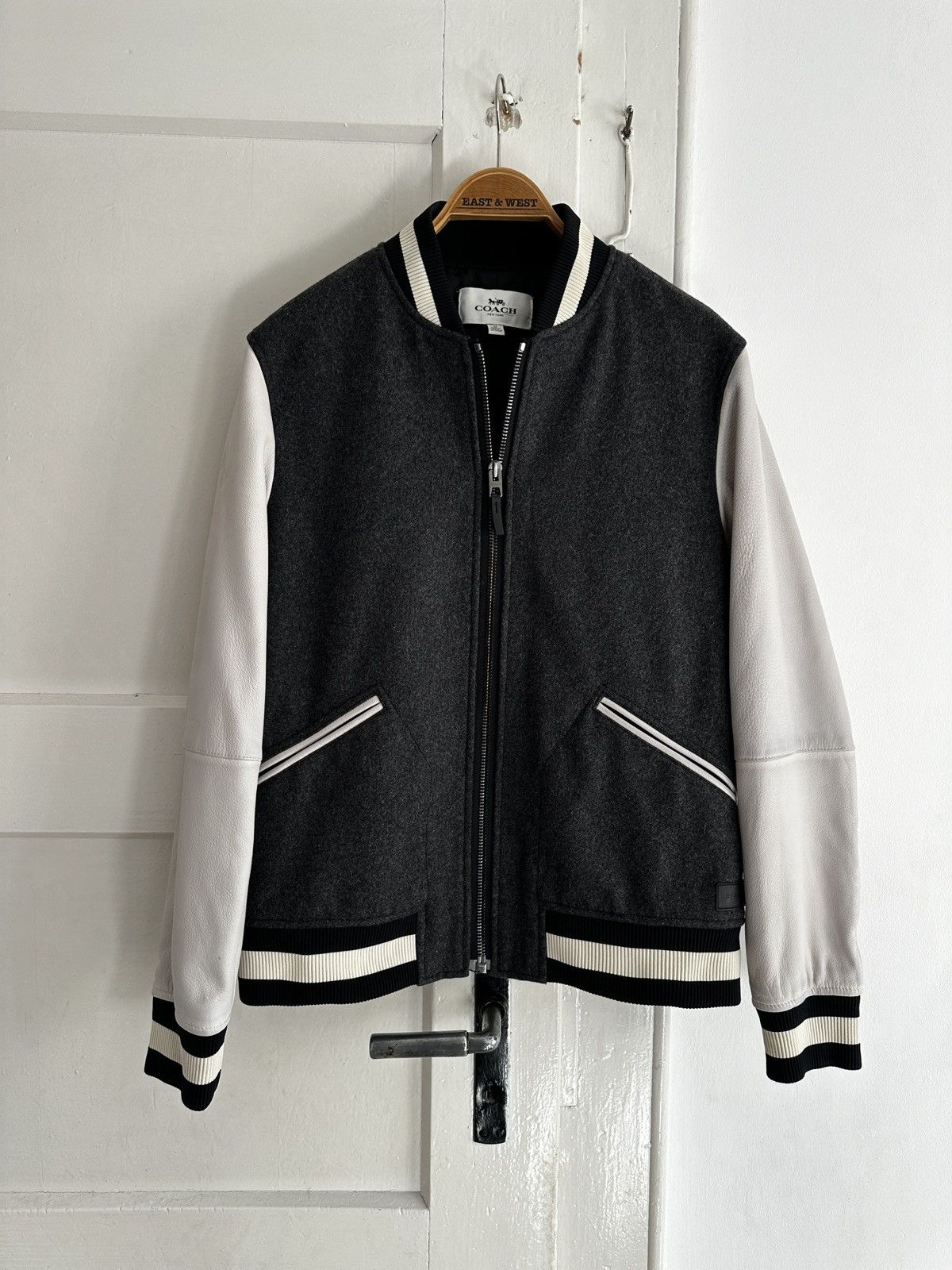 Coach Coach x New York x jacket x luxury x leather x wool Size US M / EU 48-50 / 2 - 1 Thumbnail
