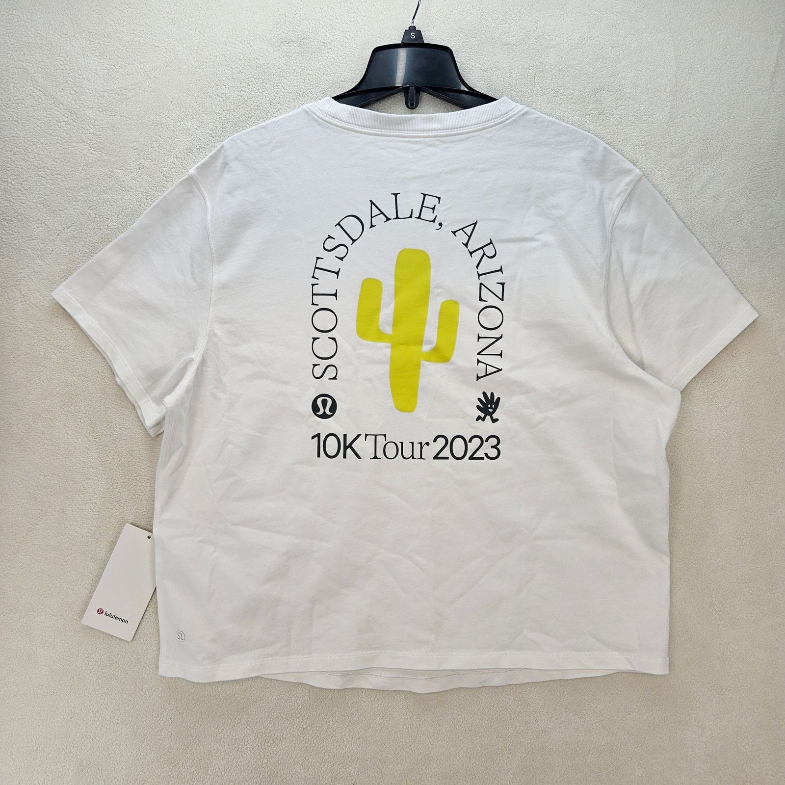 Lululemon LULULEMON WOMEN'S 14 RELAXED FIT COTTON WHITE JERSEY TEE PHX Size XL / US 12-14 / IT 48-50 - 6 Thumbnail